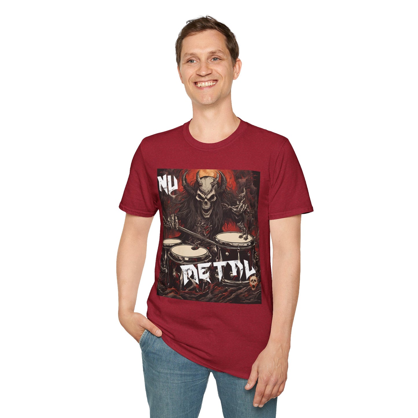 Nu Metal - Drummer - Unisex Softstyle T-Shirt