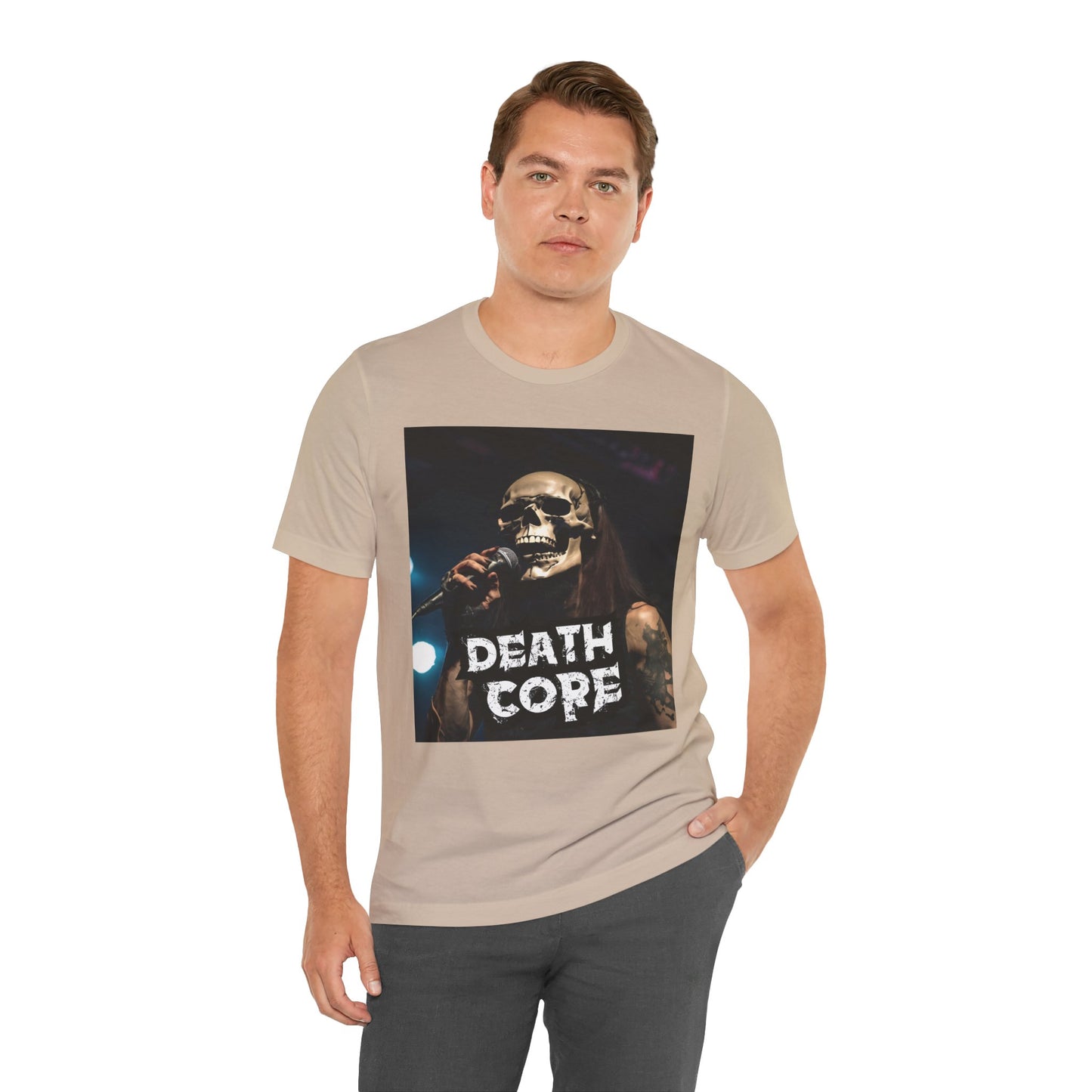 Death Core - Singer - Unisex Jersey Short Sleeve Tee