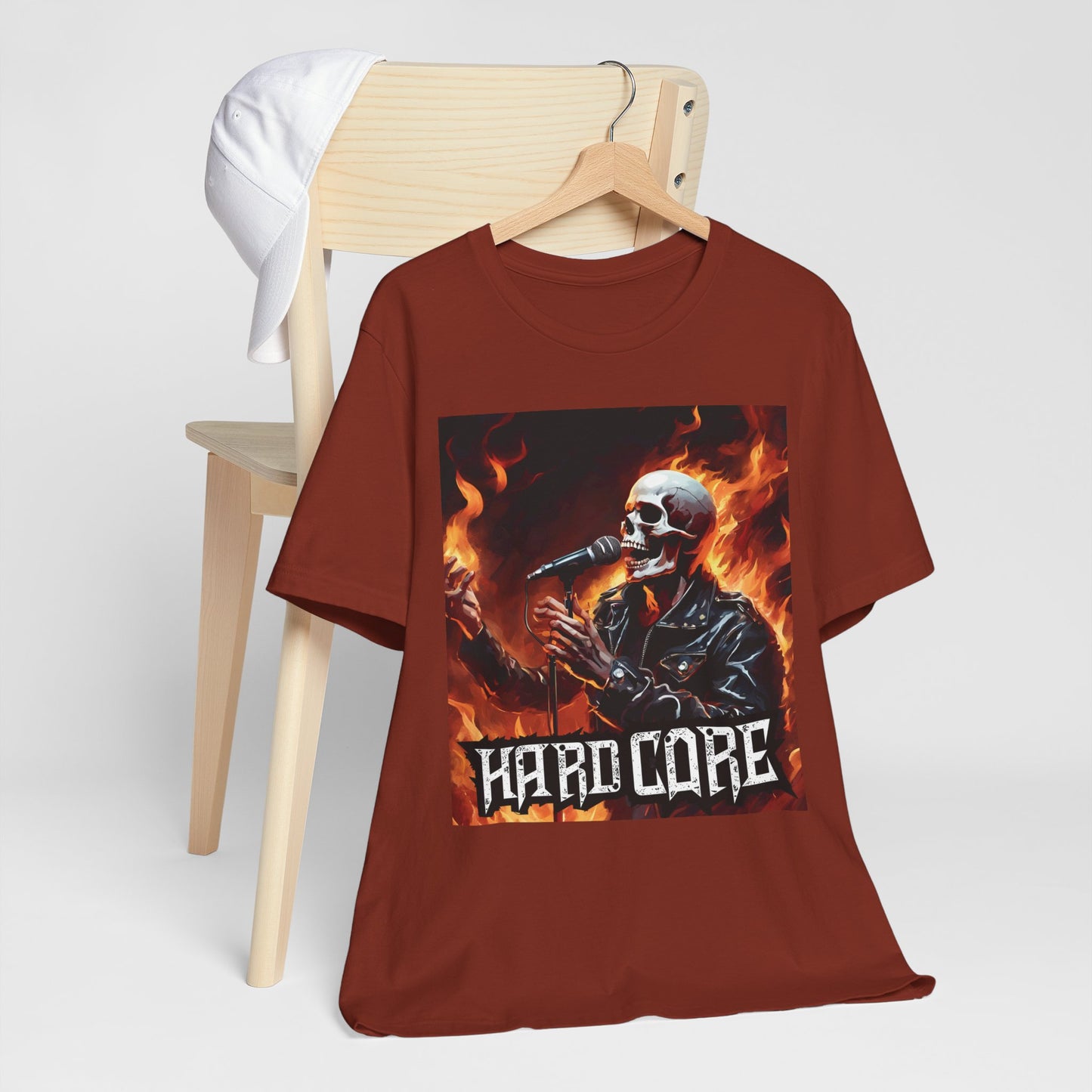 Hardcore - Singer - Unisex Jersey Short Sleeve Tee