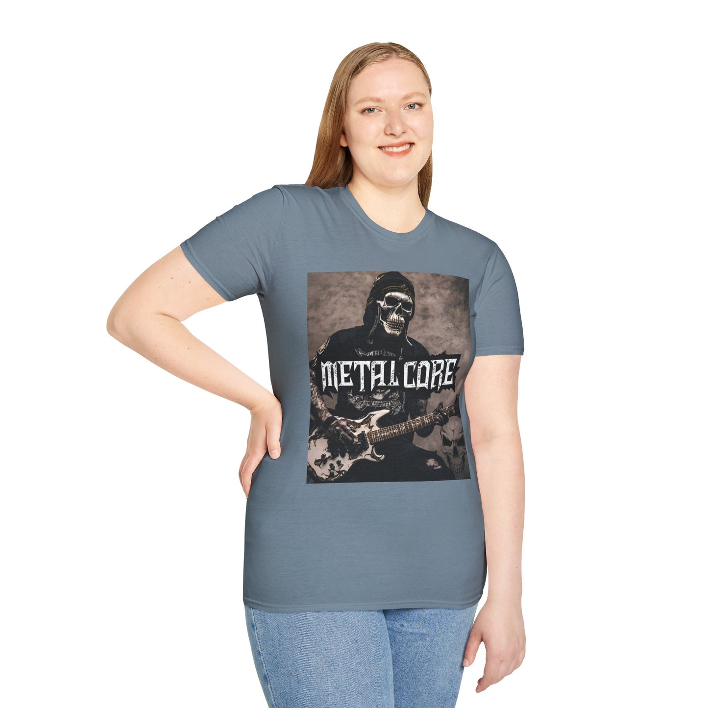 Metal Core - Guitar Player - Unisex Softstyle T-Shirt