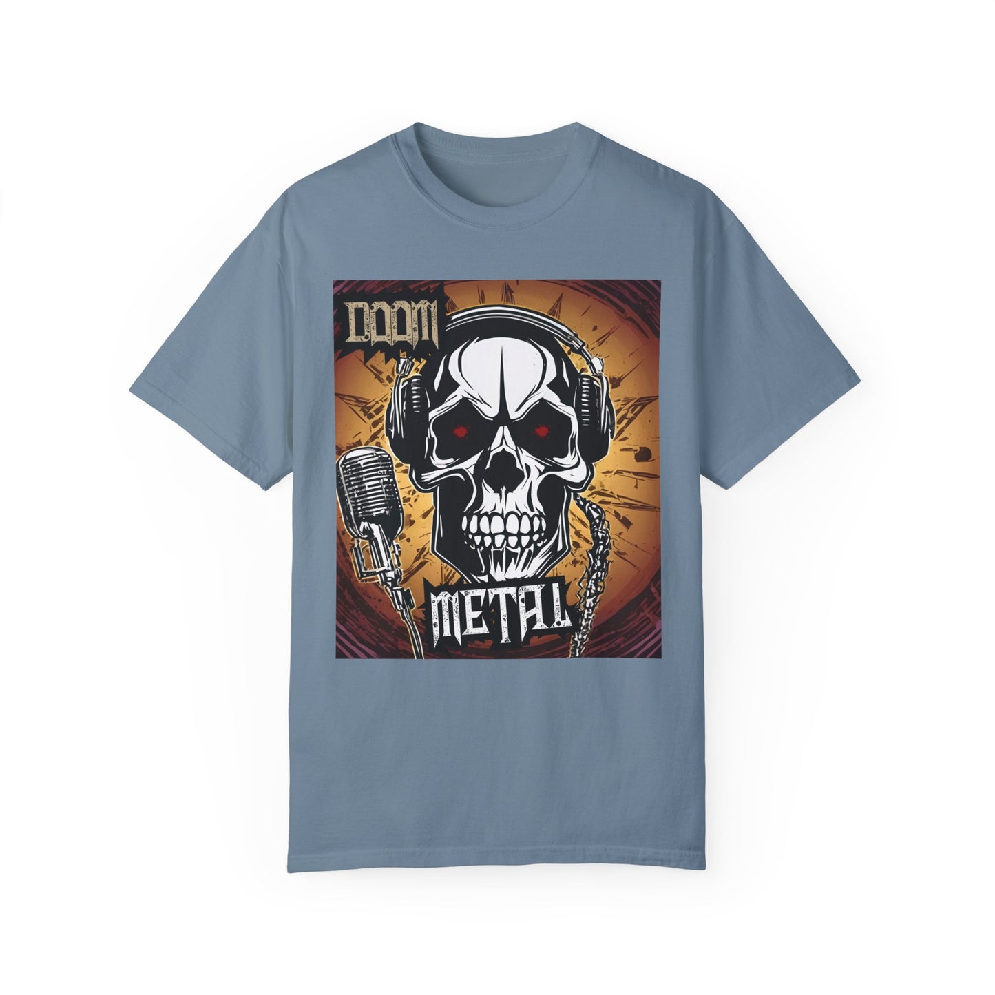 Doom Metal - Singer - Unisex Garment-Dyed T-shirt