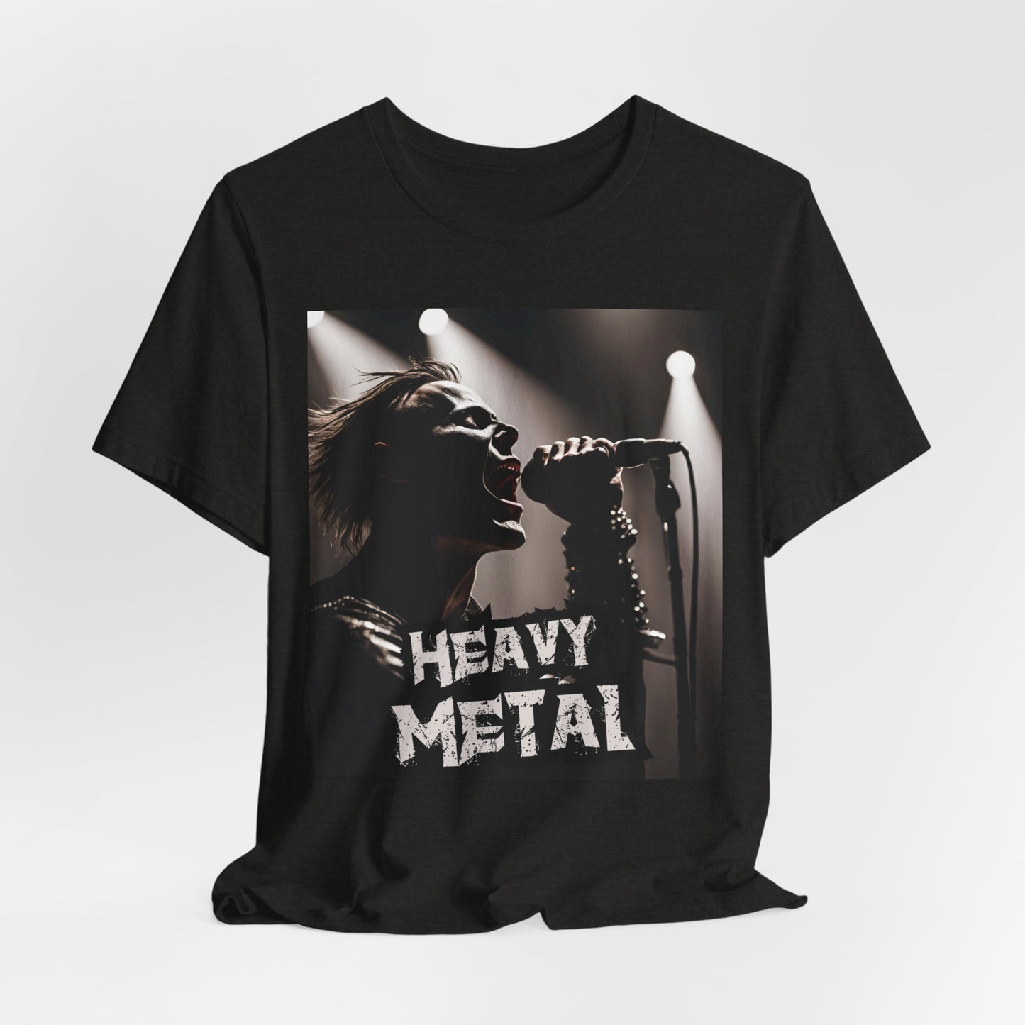 Heavy Metal - Singer - Unisex Jersey Short Sleeve Tee