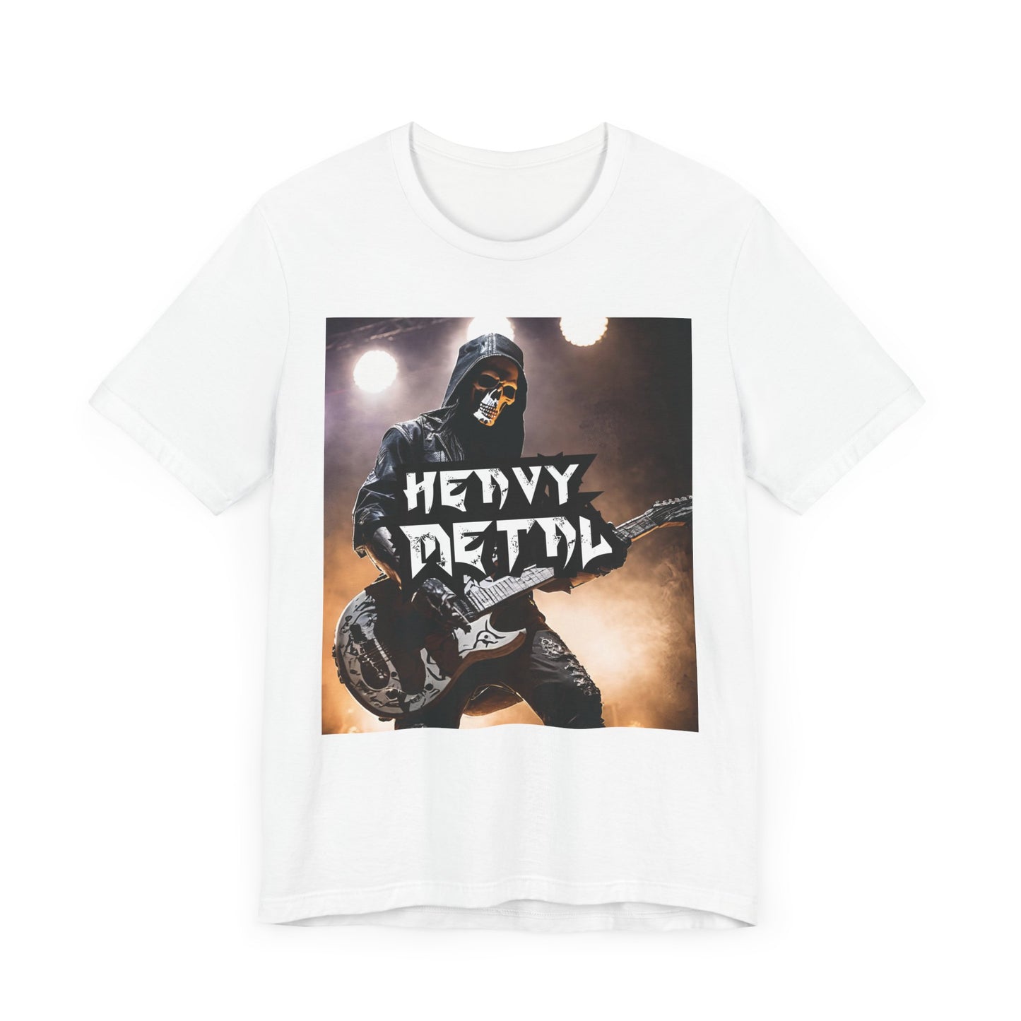 Heavy Metal - Guitar Player - Unisex Jersey Short Sleeve Tee