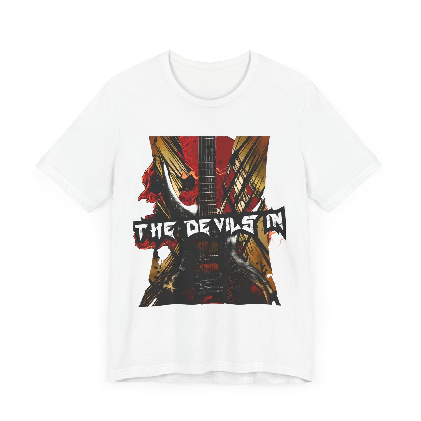 The Devils In - Custom Design - Unisex Jersey Short Sleeve Tee