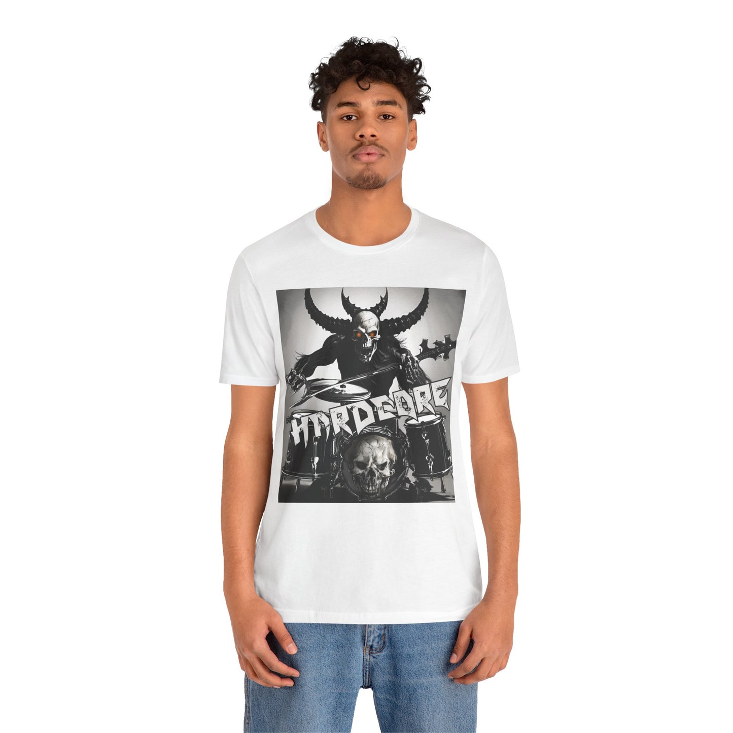 Hardcore - Drummer - Unisex Jersey Short Sleeve Tee