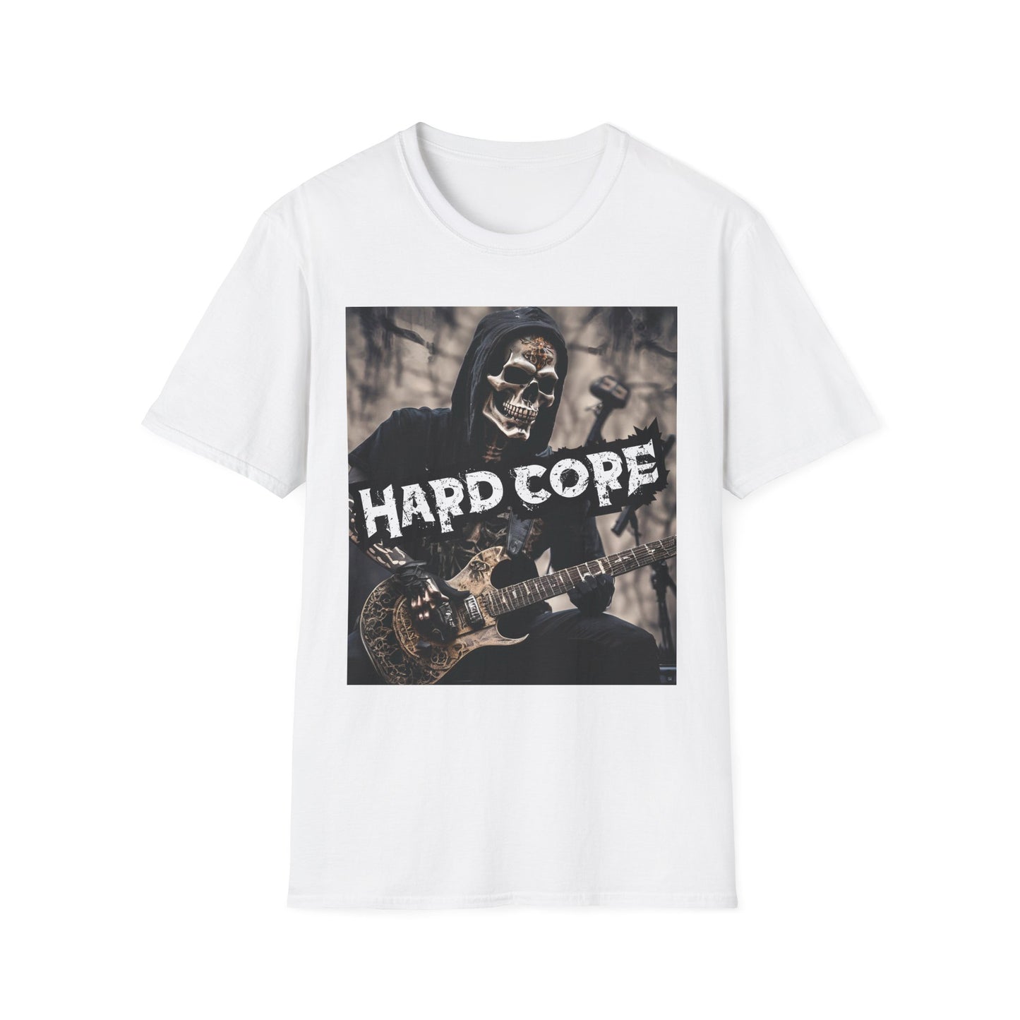 Hardcore - Guitar Player - Unisex Softstyle T-Shirt