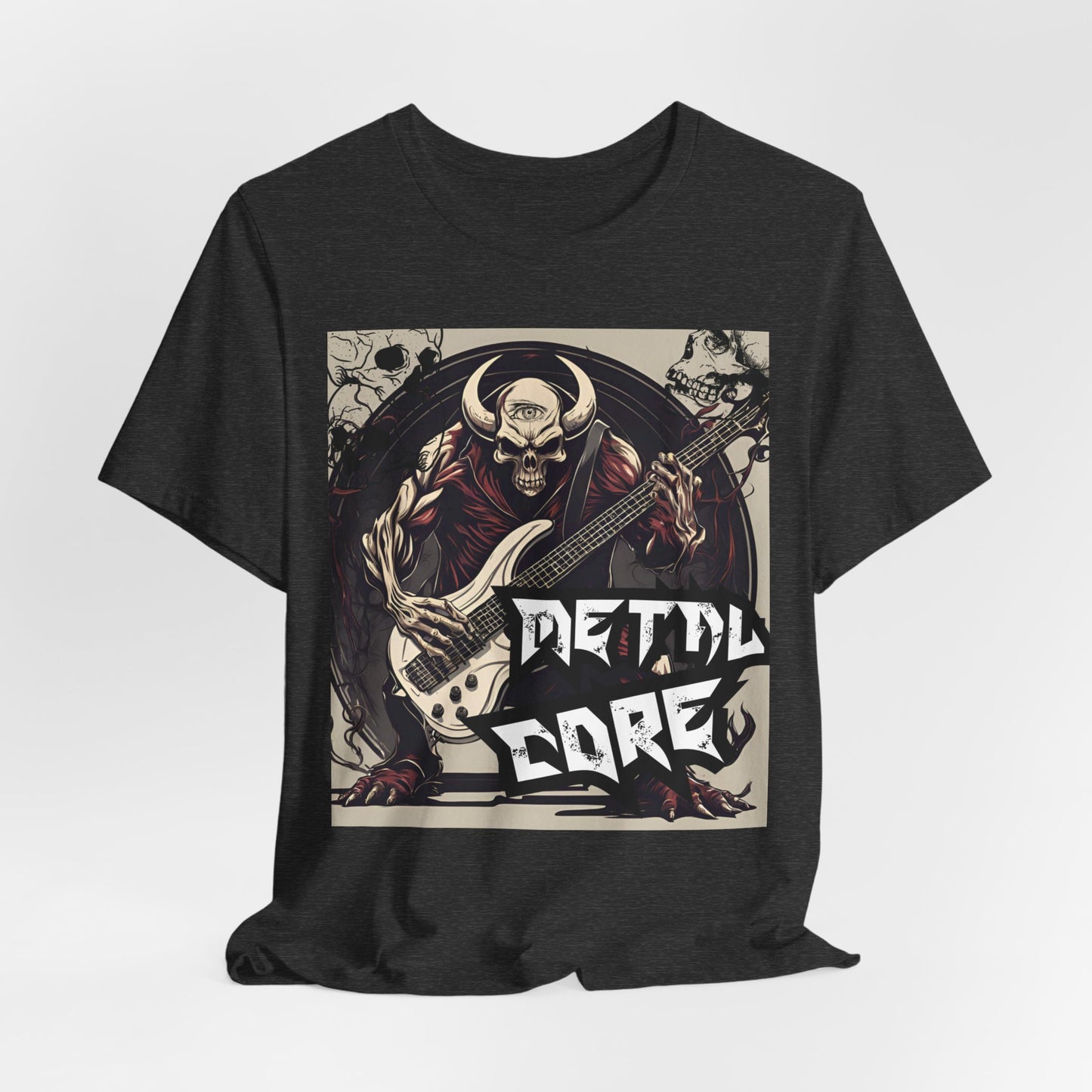 Metal Core - Bass Player - Unisex Jersey Short Sleeve Tee