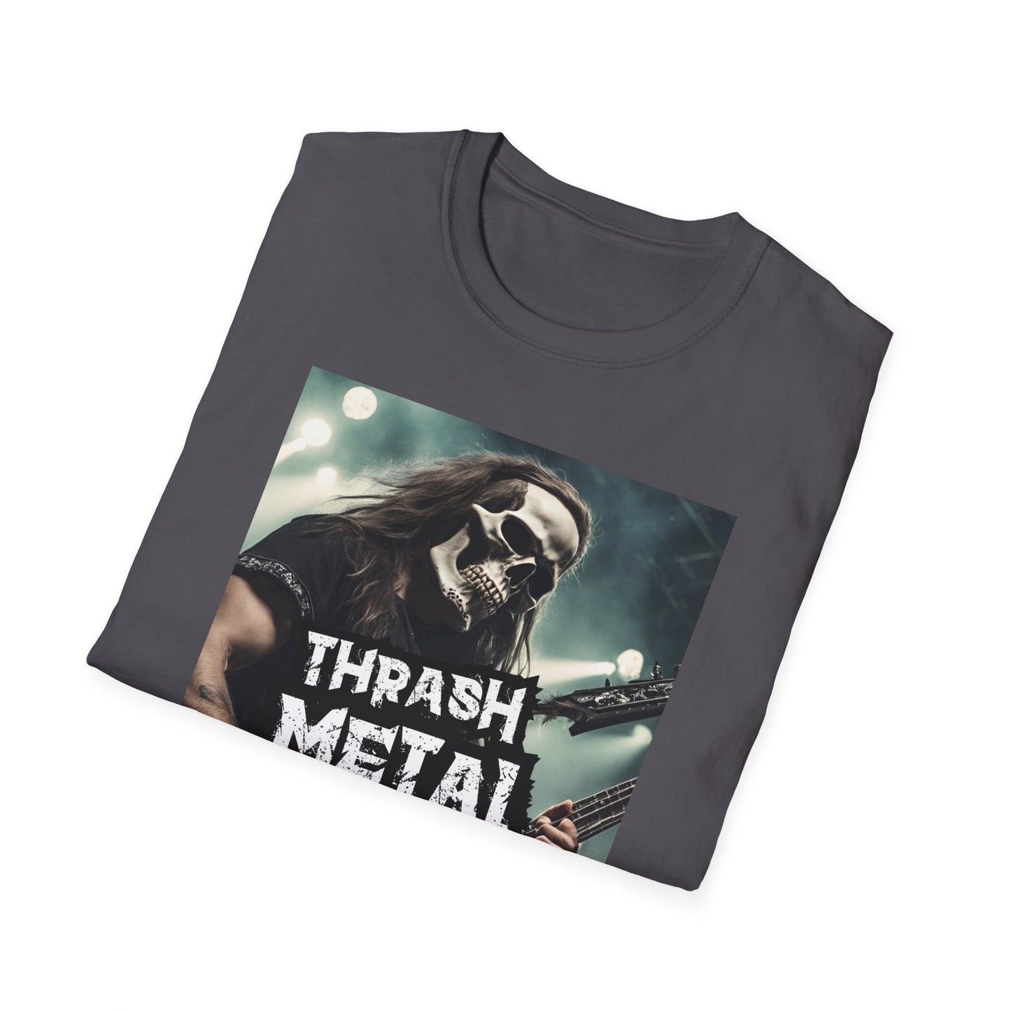 Thrash Metal - Bass Player - Unisex Softstyle T-Shirt
