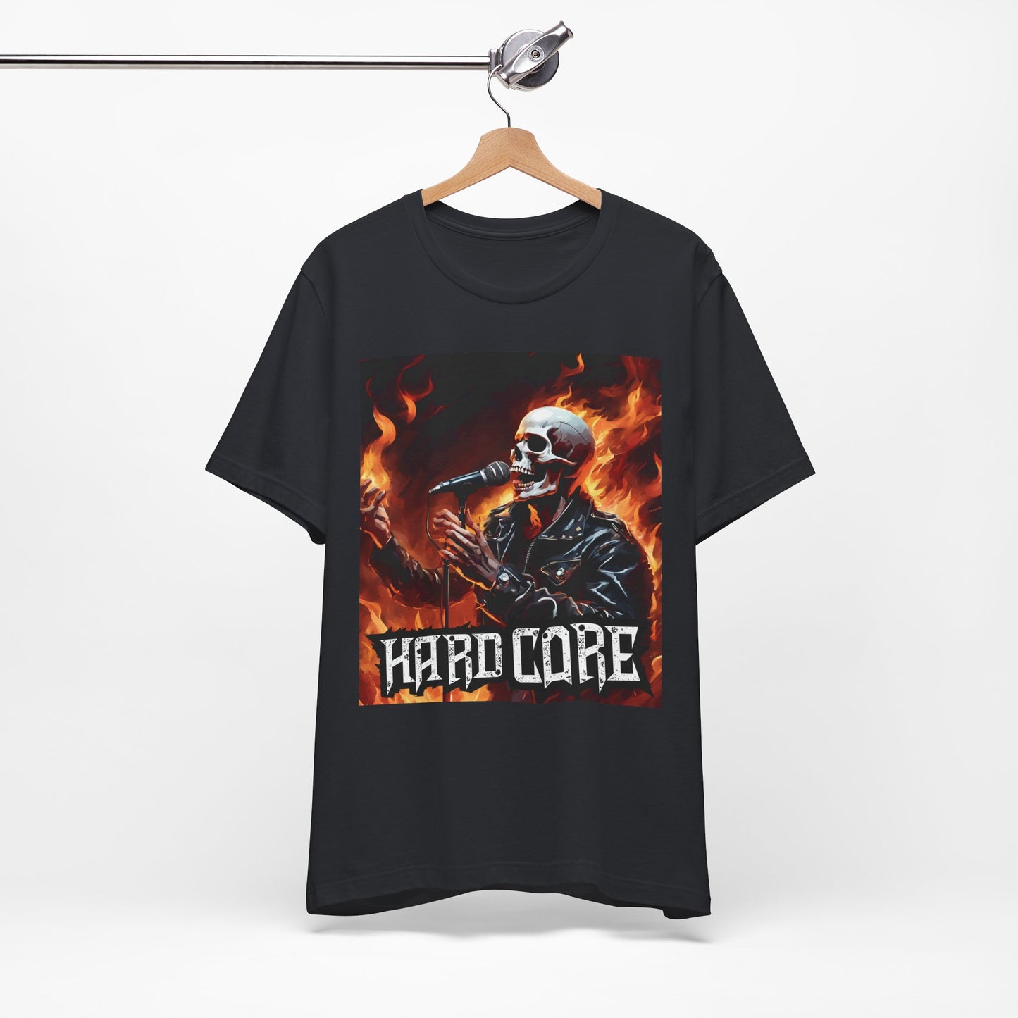 Hardcore - Singer - Unisex Jersey Short Sleeve Tee