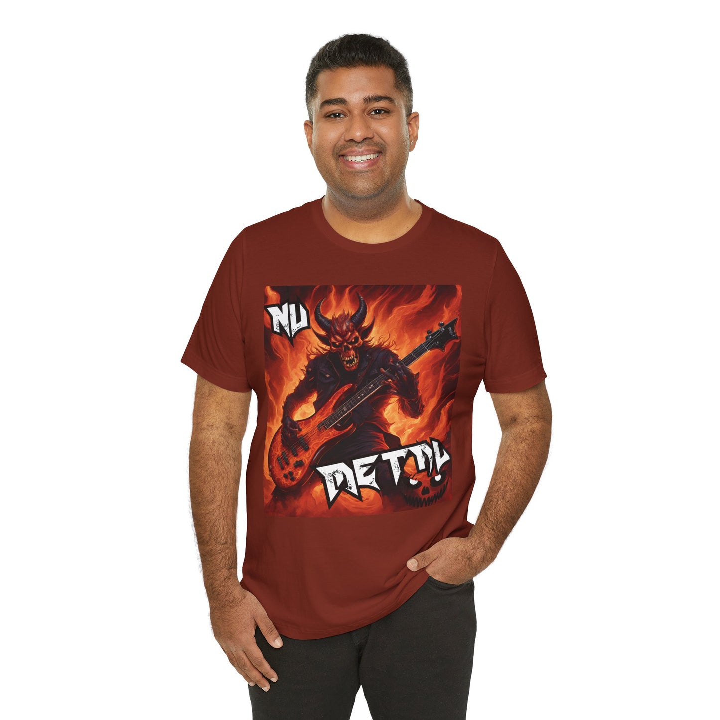 Nu Metal - Bass Player Unisex Jersey Short Sleeve Tee