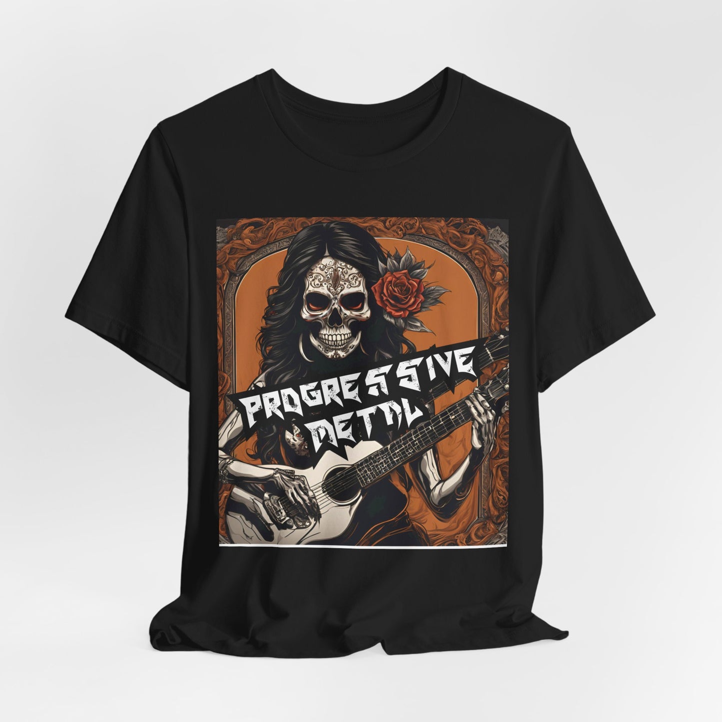Progressive Metal - Guitar Player - Unisex Jersey Short Sleeve Tee