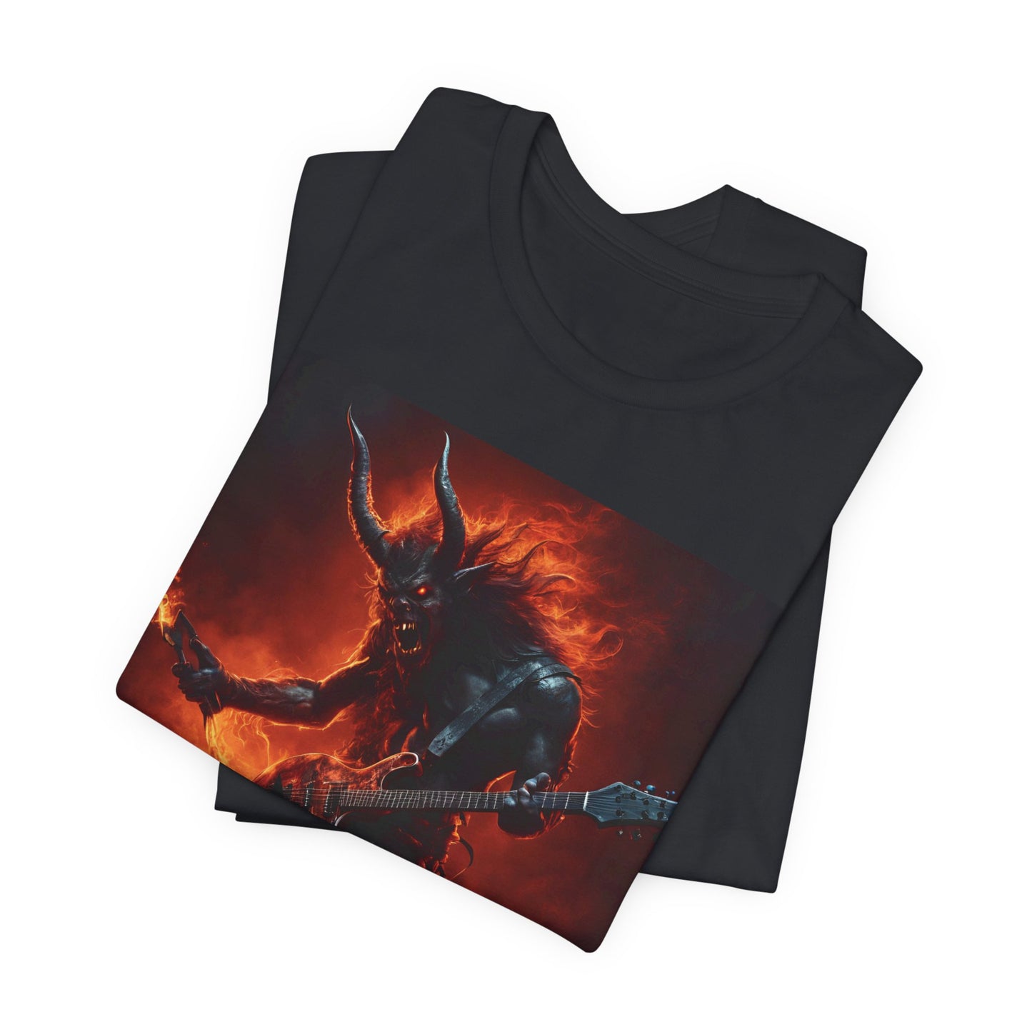 Death Metal - Guitar Player - Unisex Jersey Short Sleeve Tee