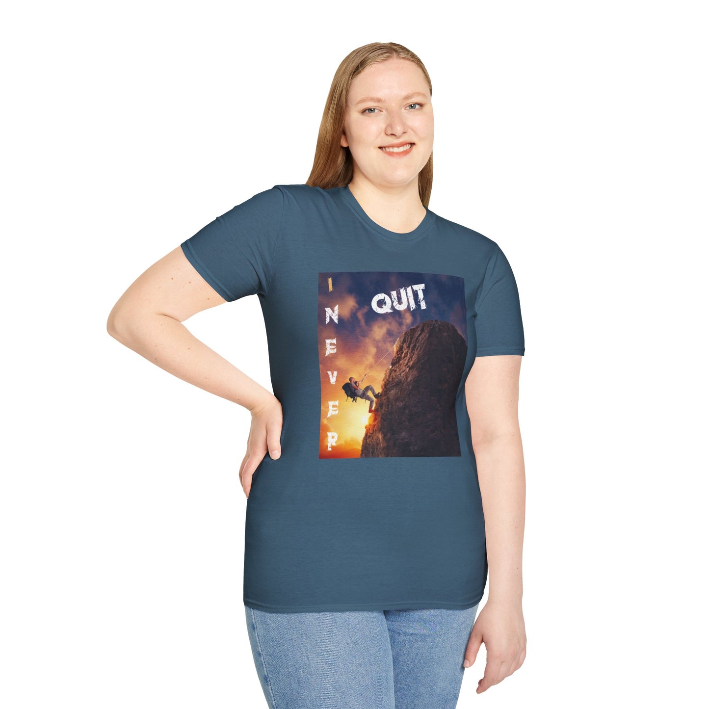 I Never Quit - Unisex Softstyle T-Shirt