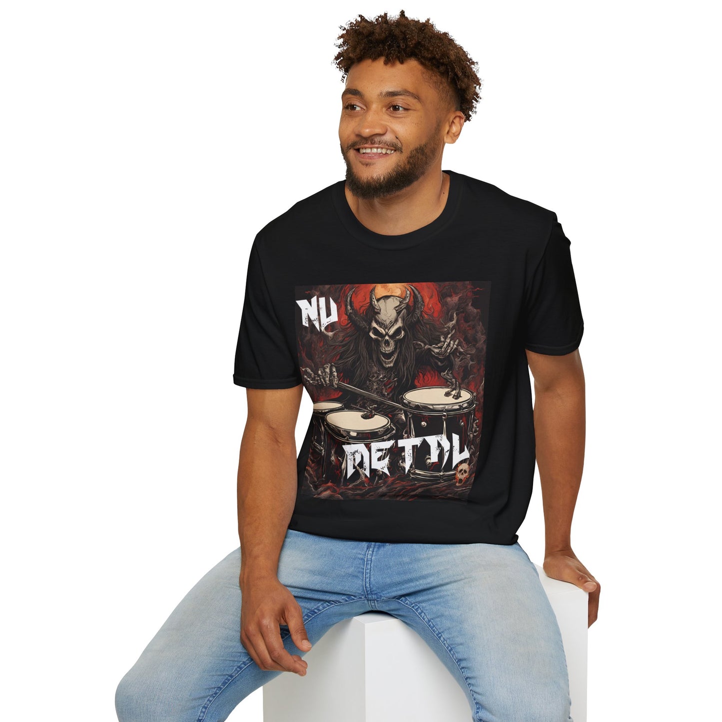 Nu Metal - Drummer - Unisex Softstyle T-Shirt