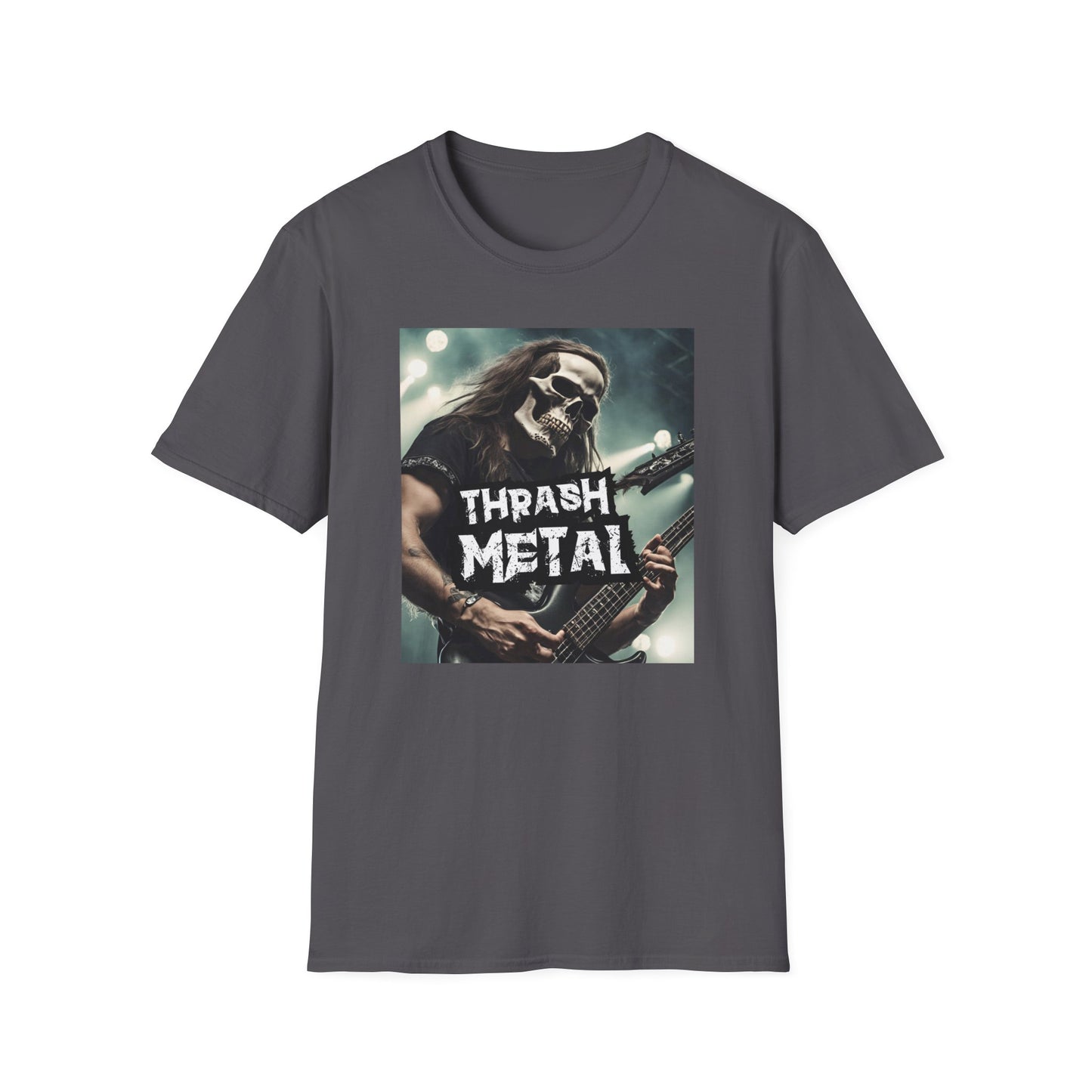 Thrash Metal - Bass Player - Unisex Softstyle T-Shirt