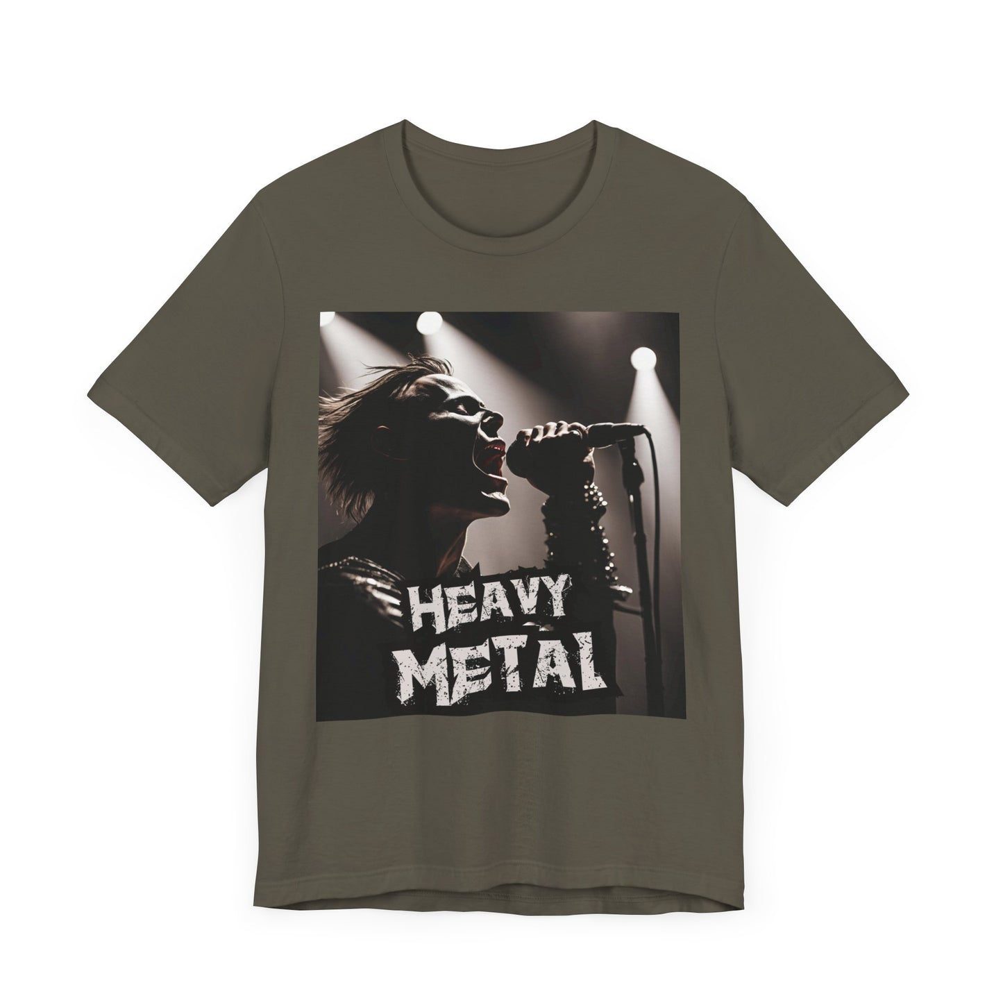 Heavy Metal - Singer - Unisex Jersey Short Sleeve Tee