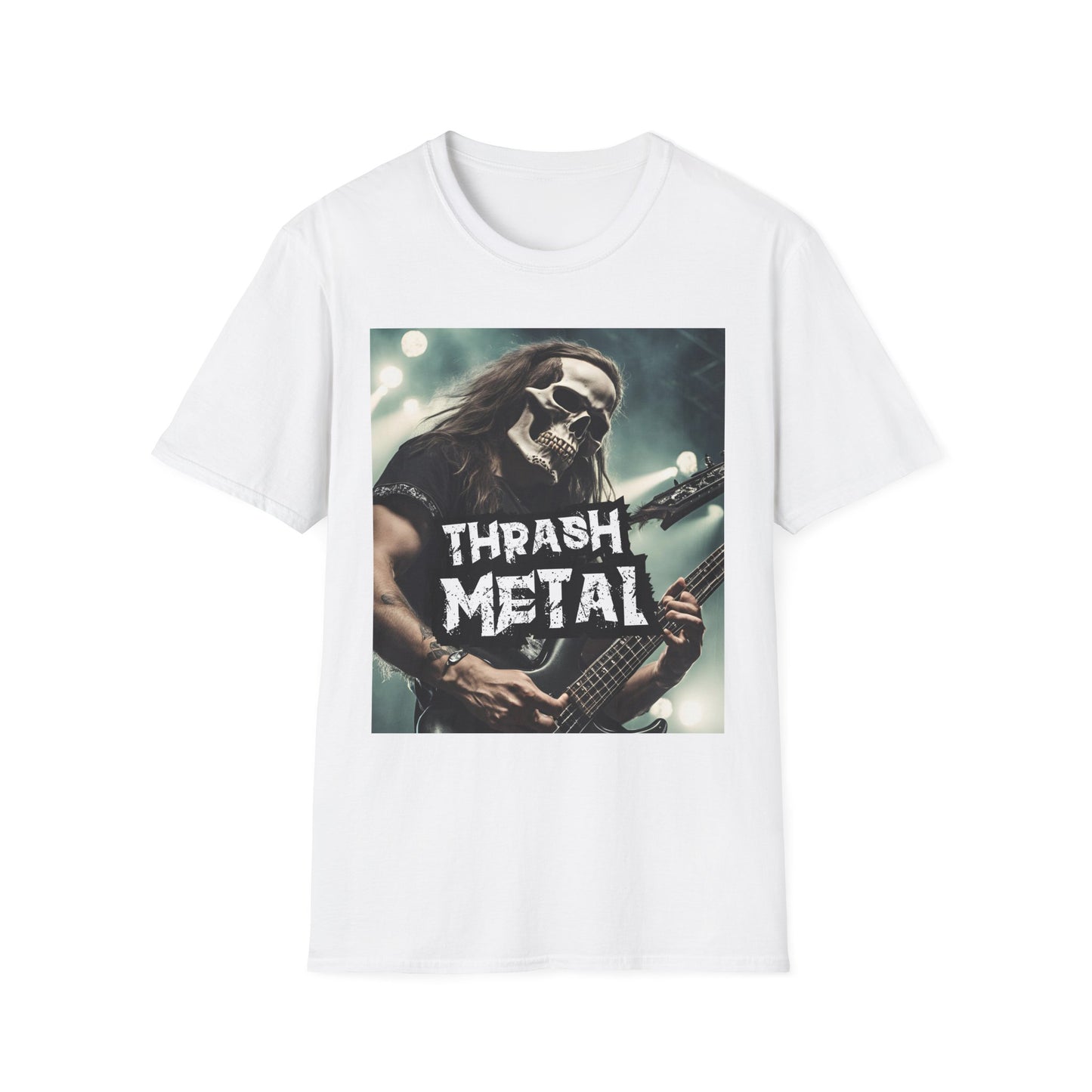Thrash Metal - Bass Player - Unisex Softstyle T-Shirt