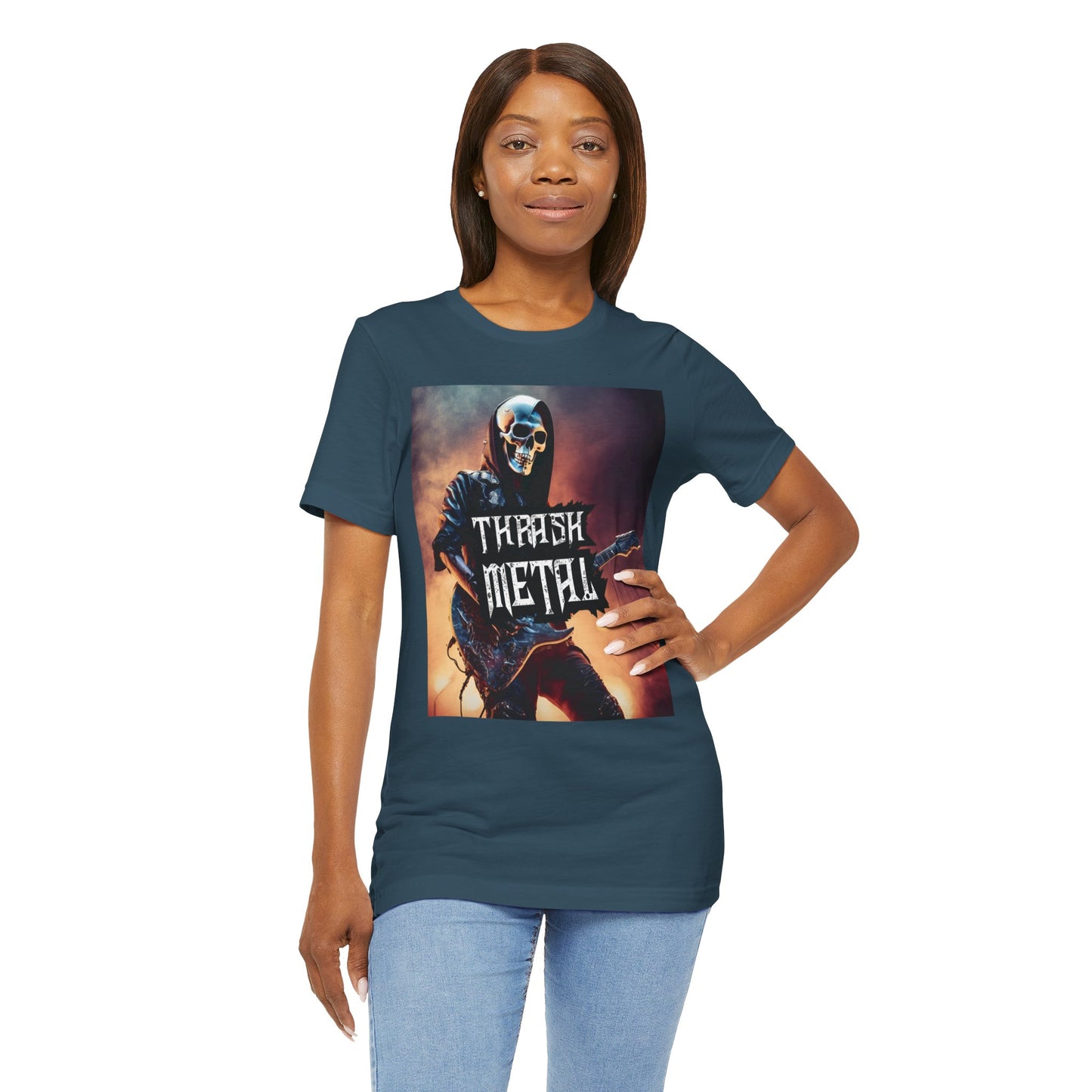 Thrash Metal - Guitar Player - Unisex Jersey Short Sleeve Tee