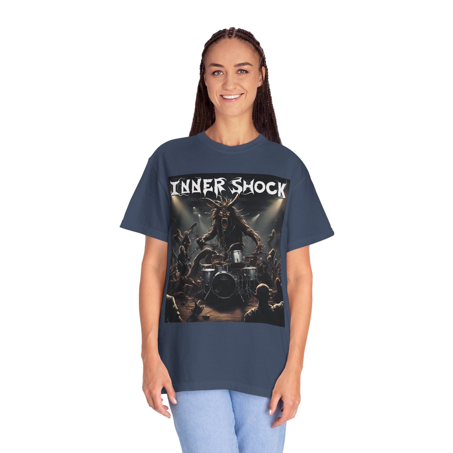 Inner Shock - Monster Band - Unisex Garment-Dyed T-shirt