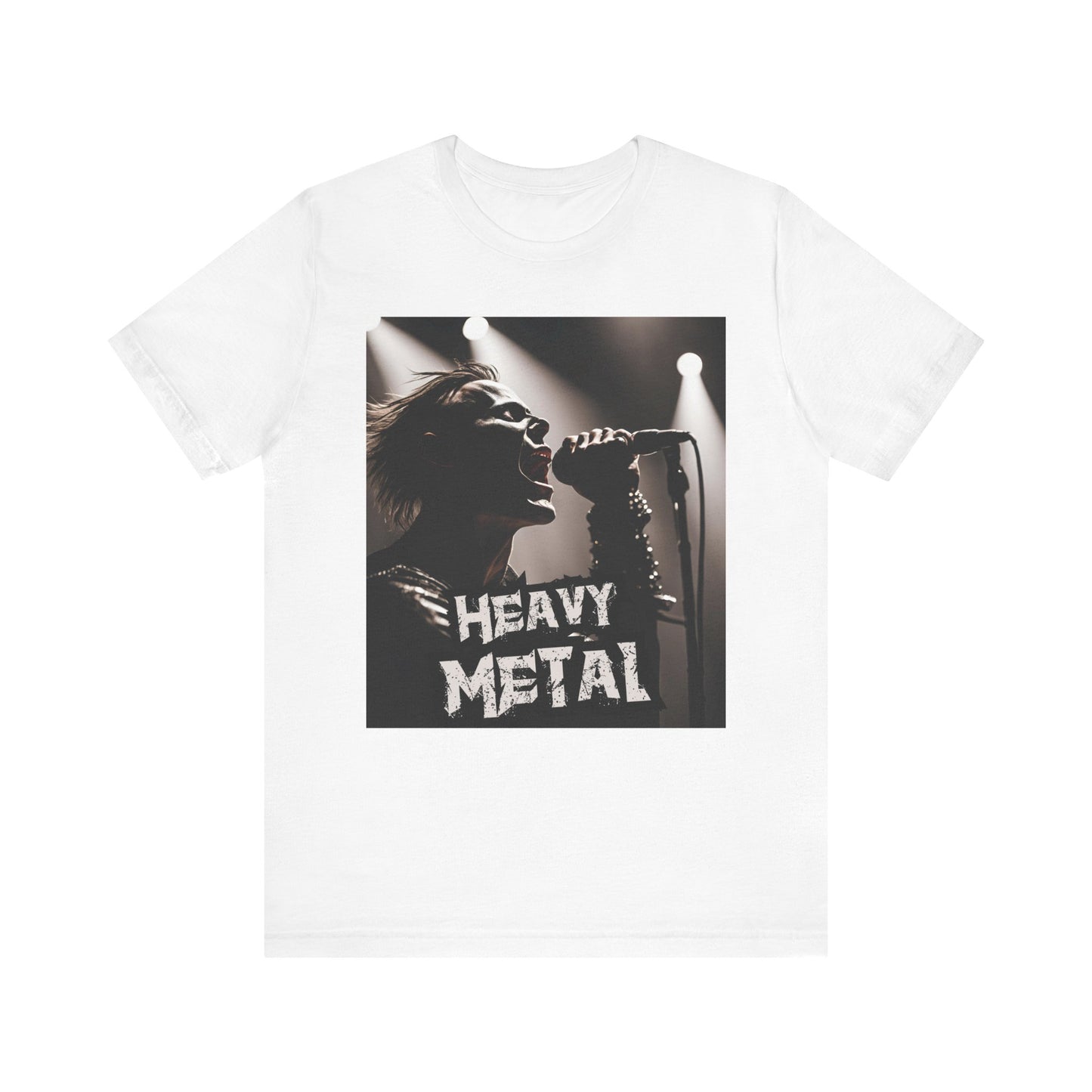 Heavy Metal - Singer - Unisex Jersey Short Sleeve Tee
