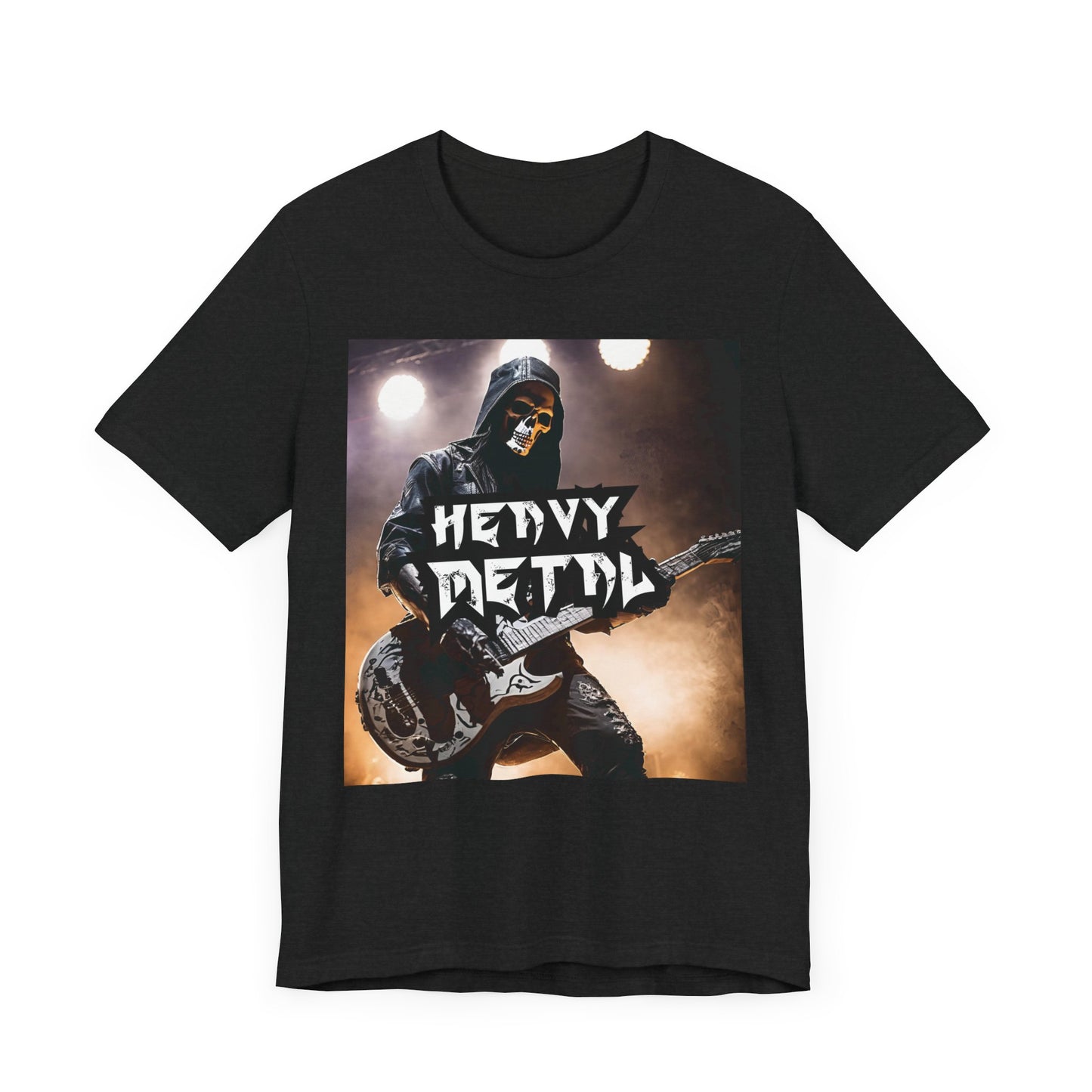 Heavy Metal - Guitar Player - Unisex Jersey Short Sleeve Tee