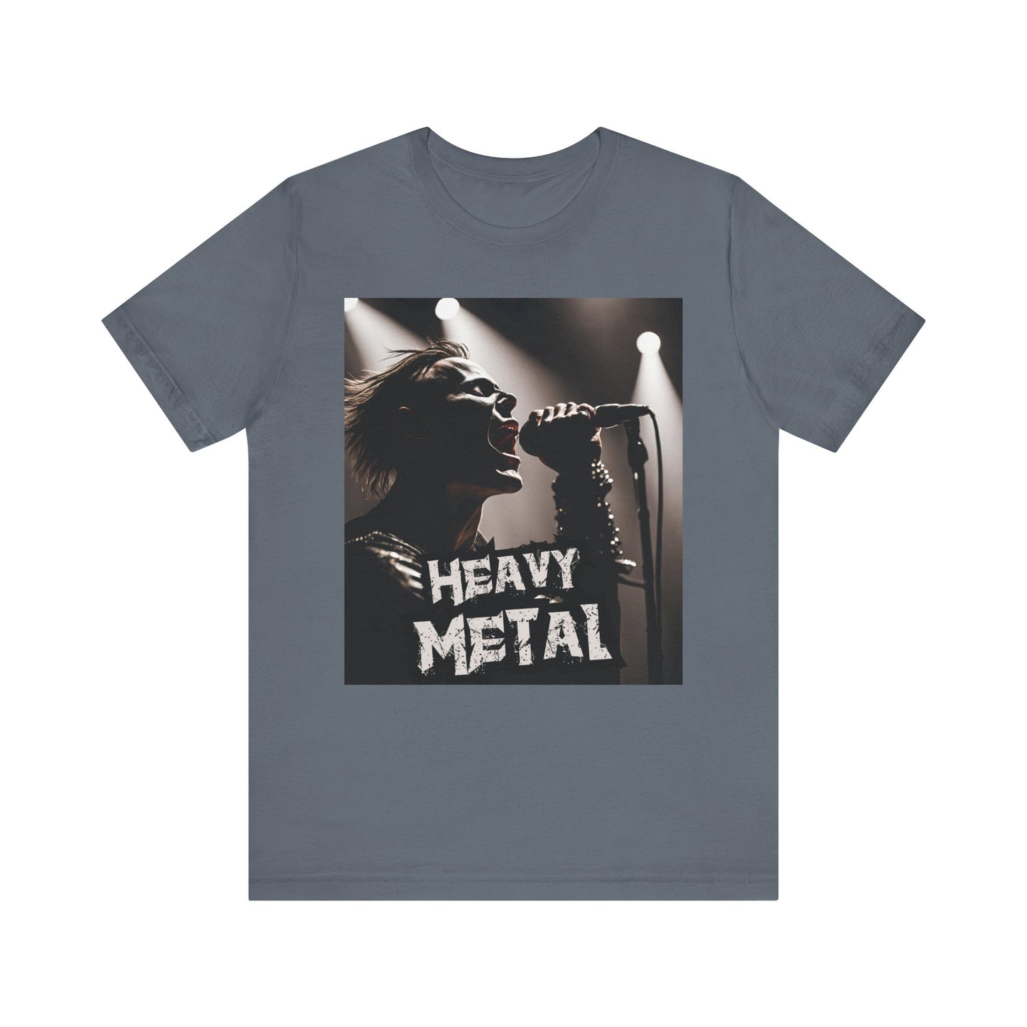 Heavy Metal - Singer - Unisex Jersey Short Sleeve Tee