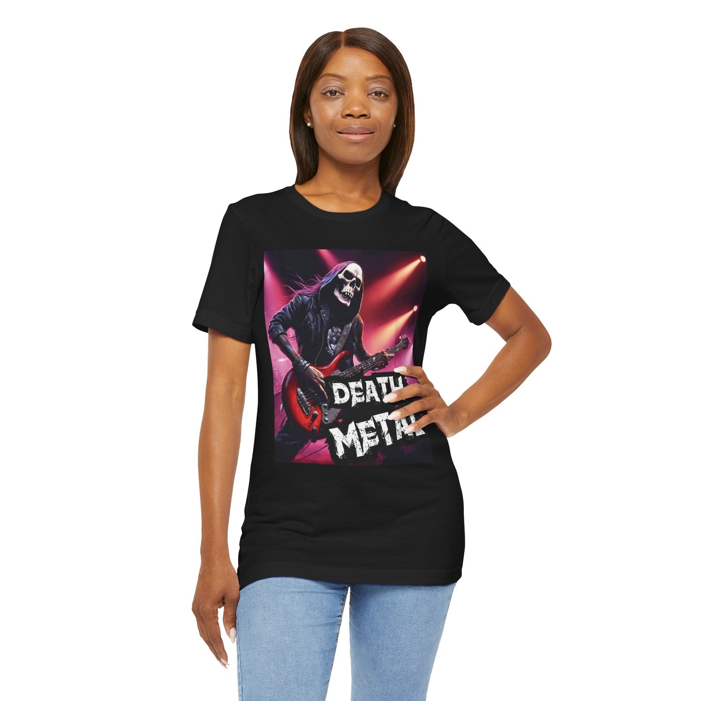 Death Metal - Bass Player - Unisex Jersey Short Sleeve Tee