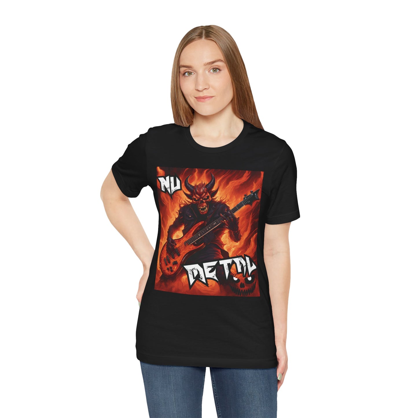 Nu Metal - Bass Player Unisex Jersey Short Sleeve Tee