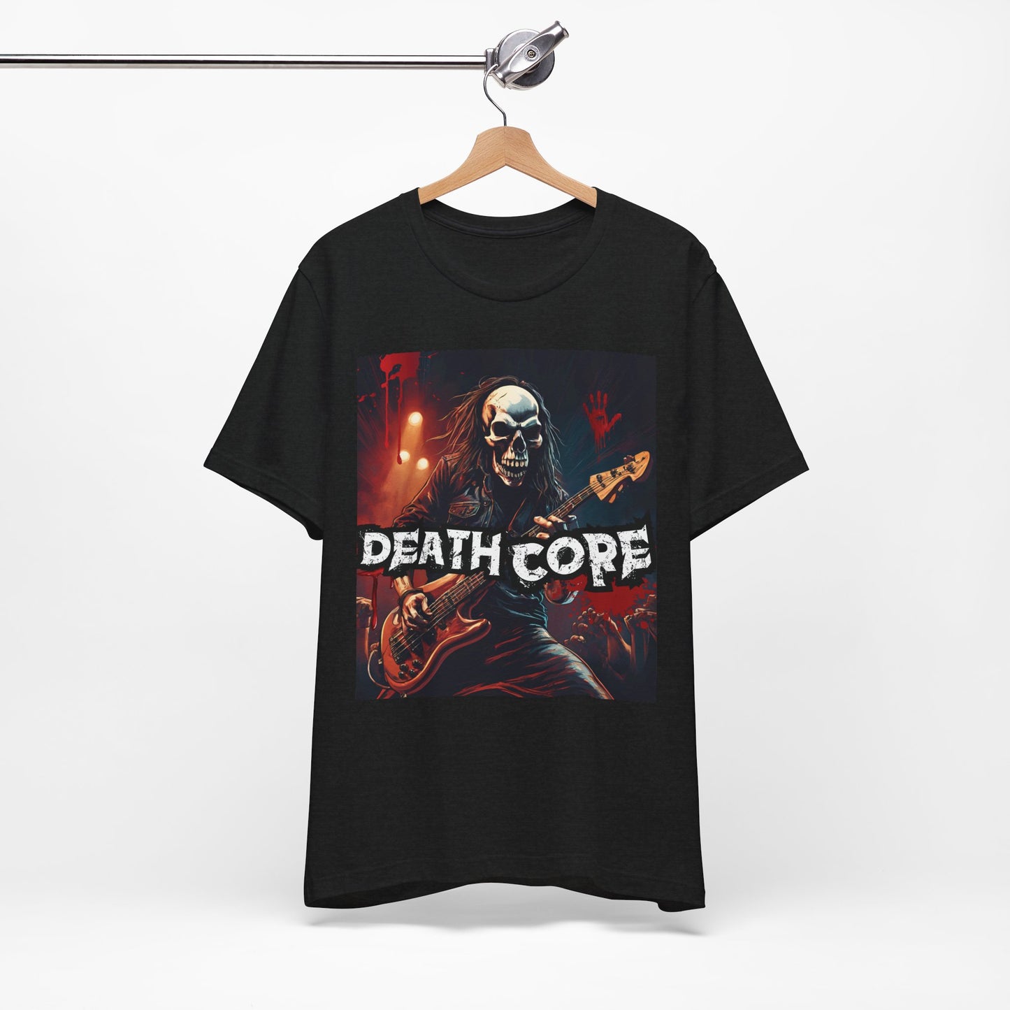 Death Core - Bass Player - Unisex Jersey Short Sleeve Tee