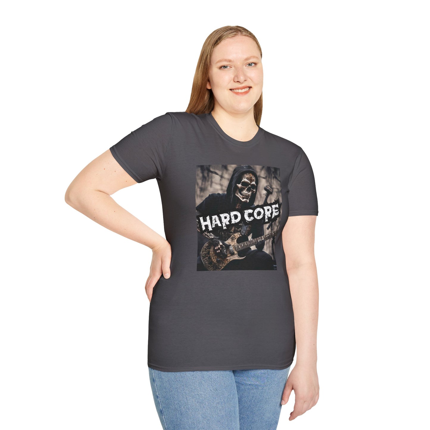 Hardcore - Guitar Player - Unisex Softstyle T-Shirt