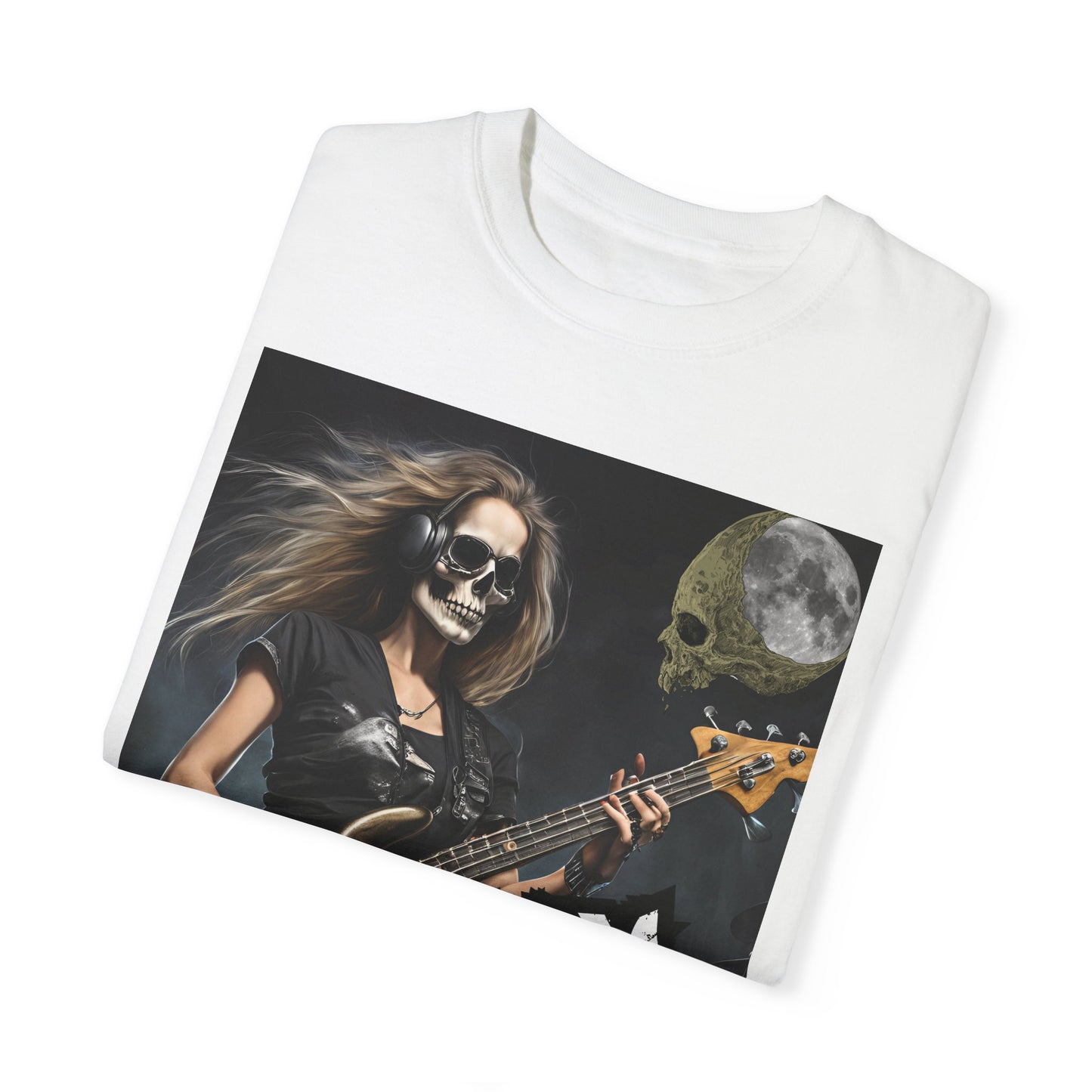 Doom Metal - Bass Player - Unisex Garment-Dyed T-shirt