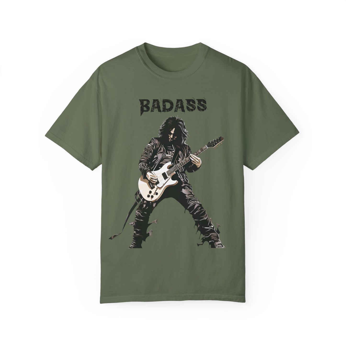 Badass Guitarist - Unisex Garment-Dyed T-shirt