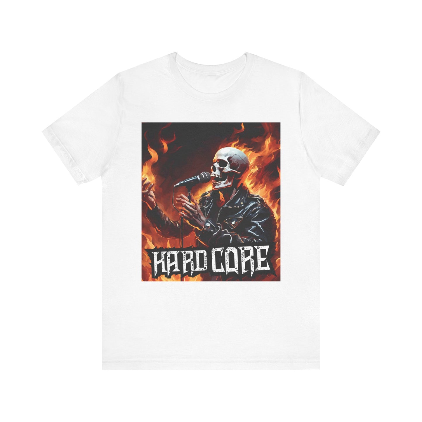 Hardcore - Singer - Unisex Jersey Short Sleeve Tee