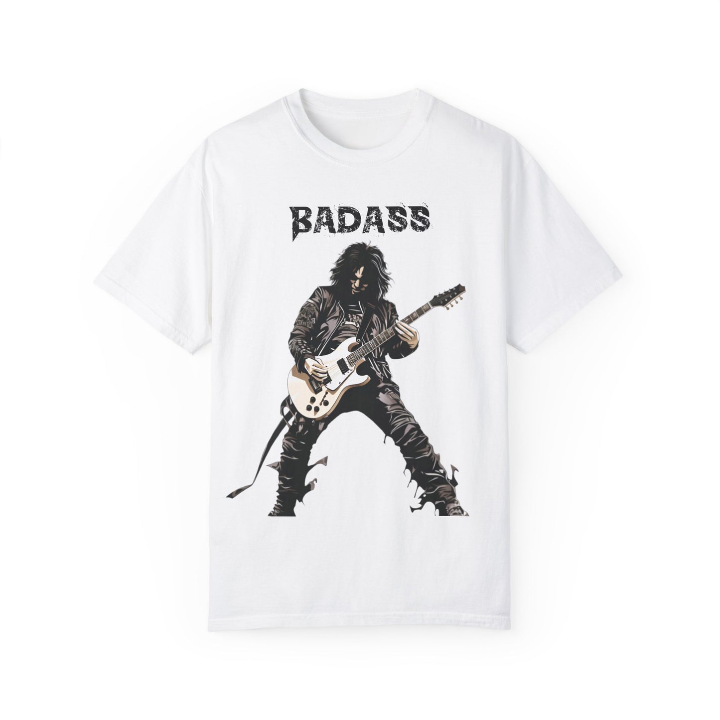 Badass Guitarist - Unisex Garment-Dyed T-shirt