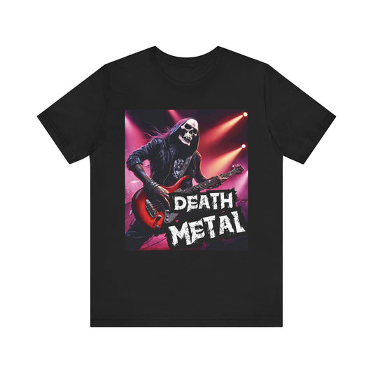 Death Metal - Bass Player - Unisex Jersey Short Sleeve Tee