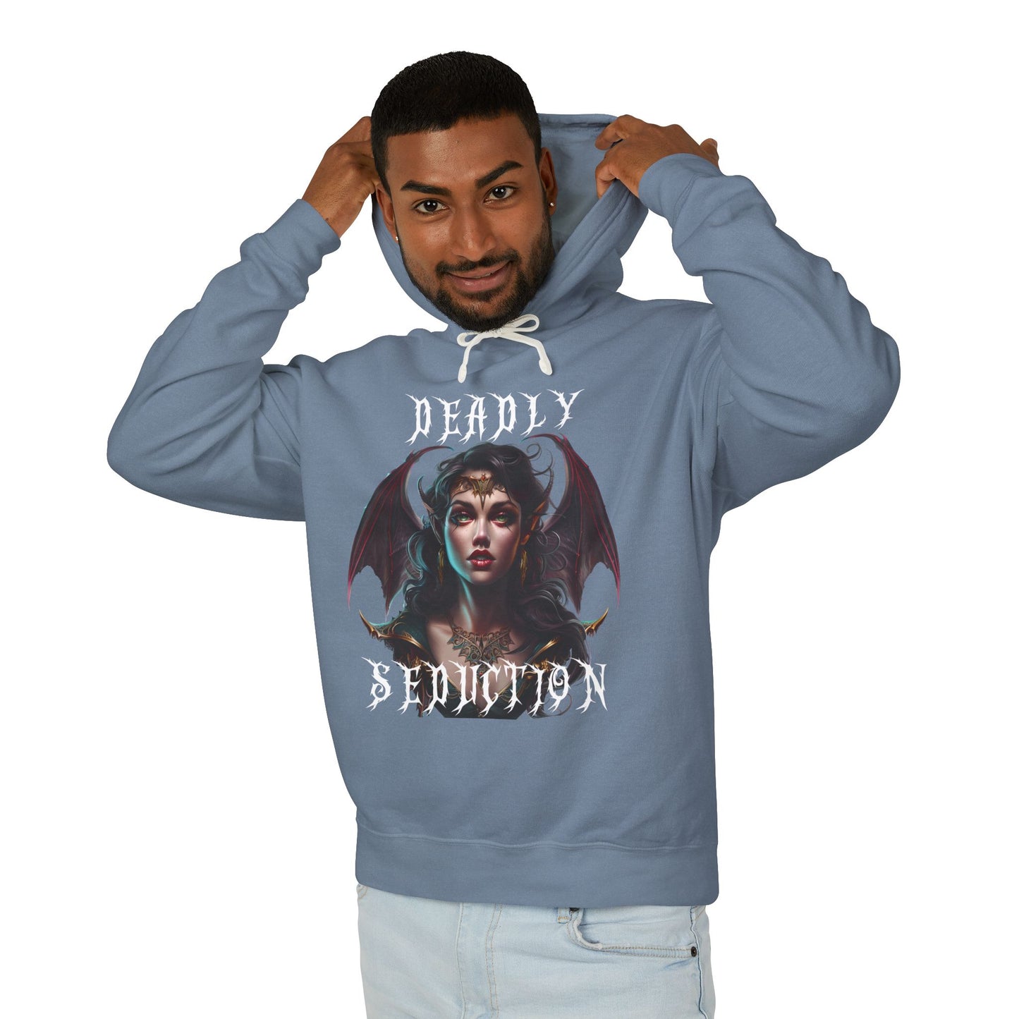 Deadly Seduction - Unisex Lightweight Hooded Sweatshirt