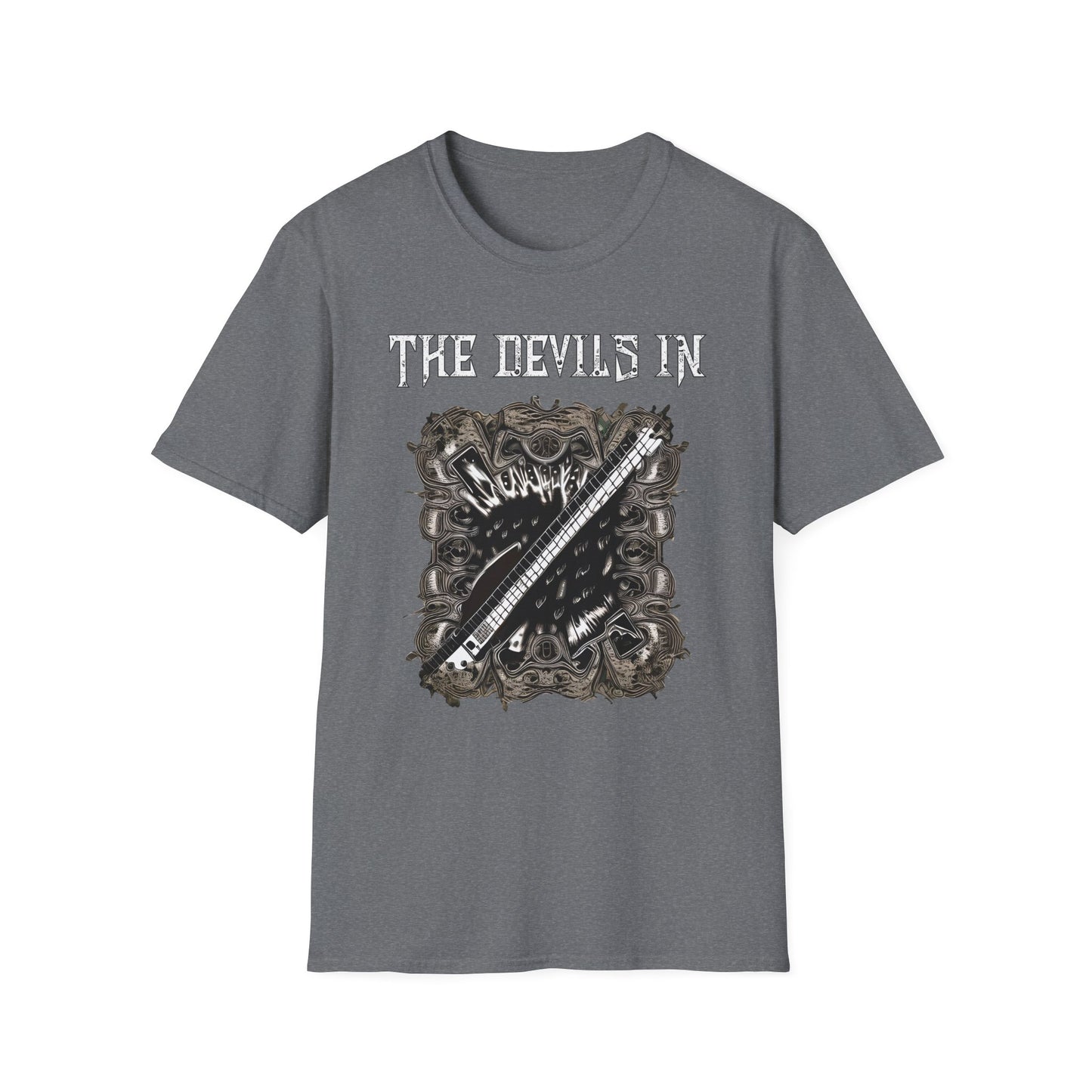 The Devils In - Custom Design - Unisex Softstyle T-Shirt