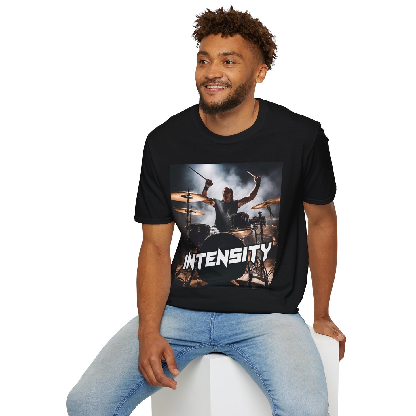 Intensity Drummer - Unisex Softstyle T-Shirt