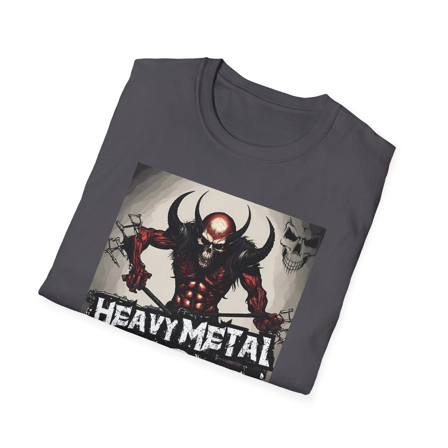 Heavy Metal - Drummer - Unisex Softstyle T-Shirt