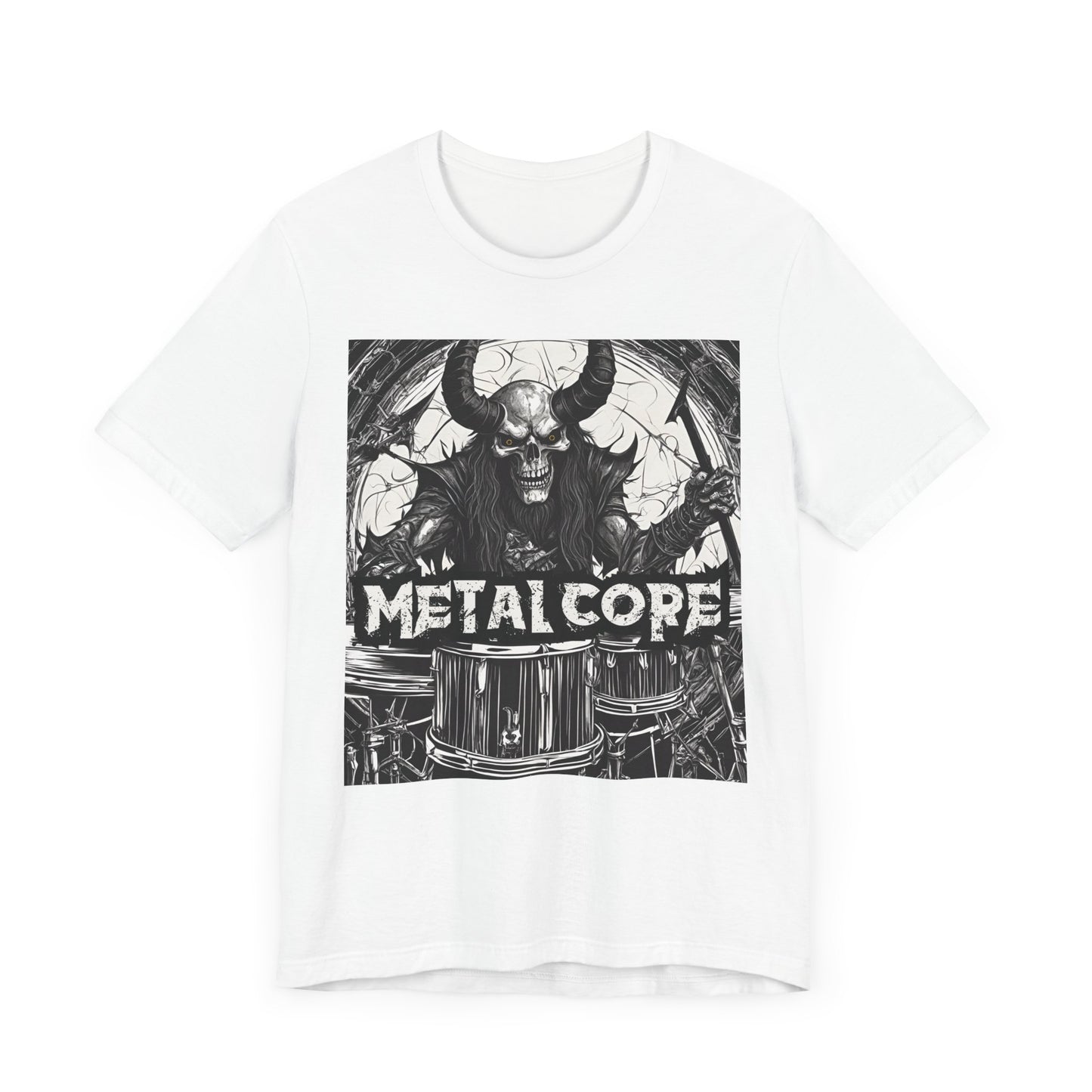 Metal Core - Drummer - Unisex Jersey Short Sleeve Tee