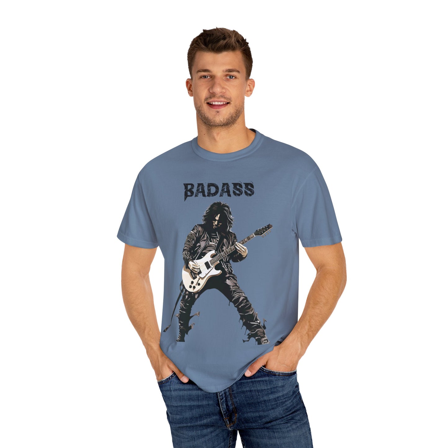 Badass Guitarist - Unisex Garment-Dyed T-shirt