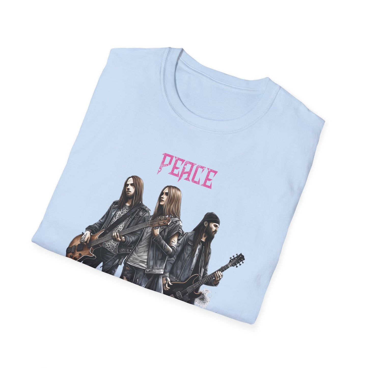 Peace Punk Band - Unisex Softstyle T-Shirt