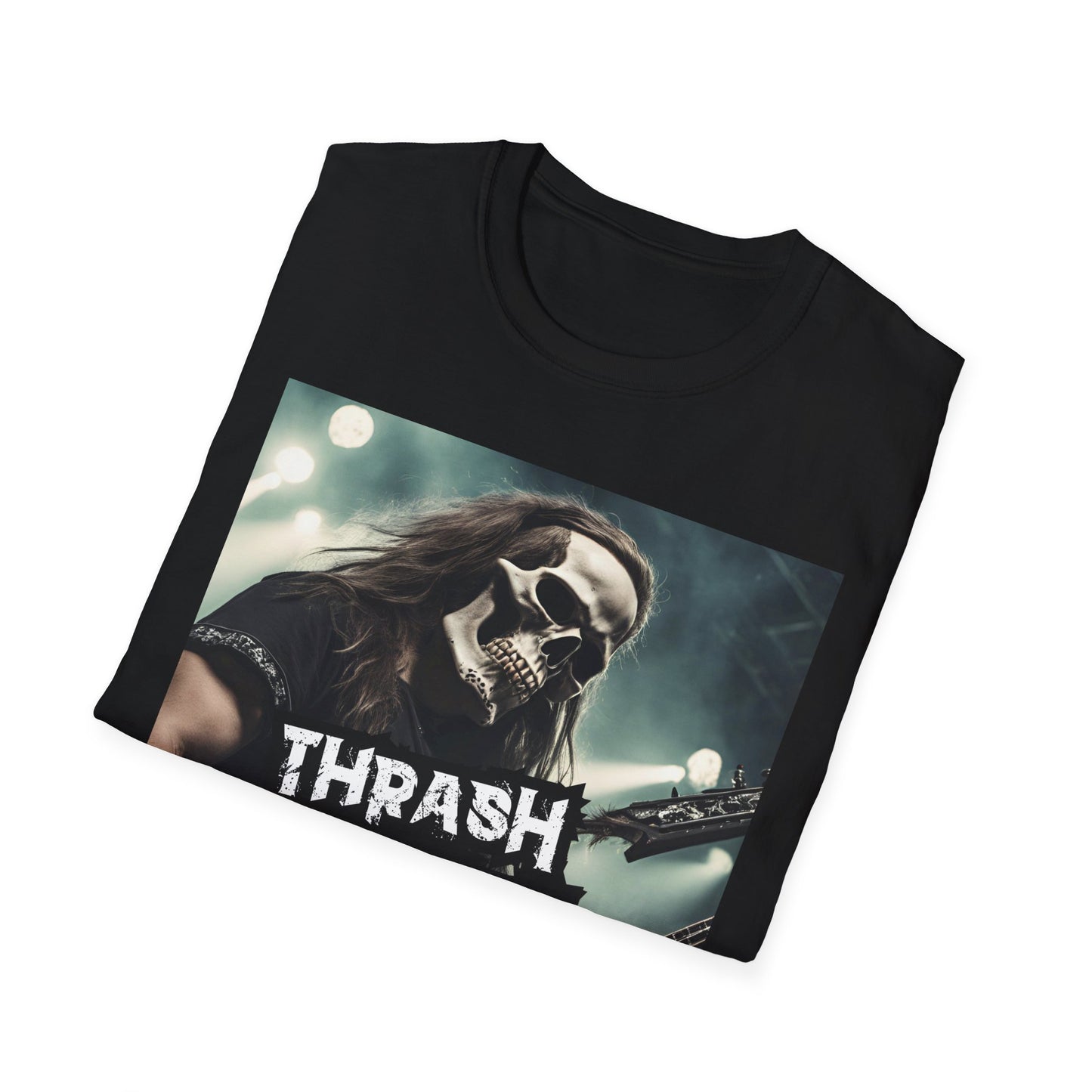 Thrash Metal - Bass Player - Unisex Softstyle T-Shirt