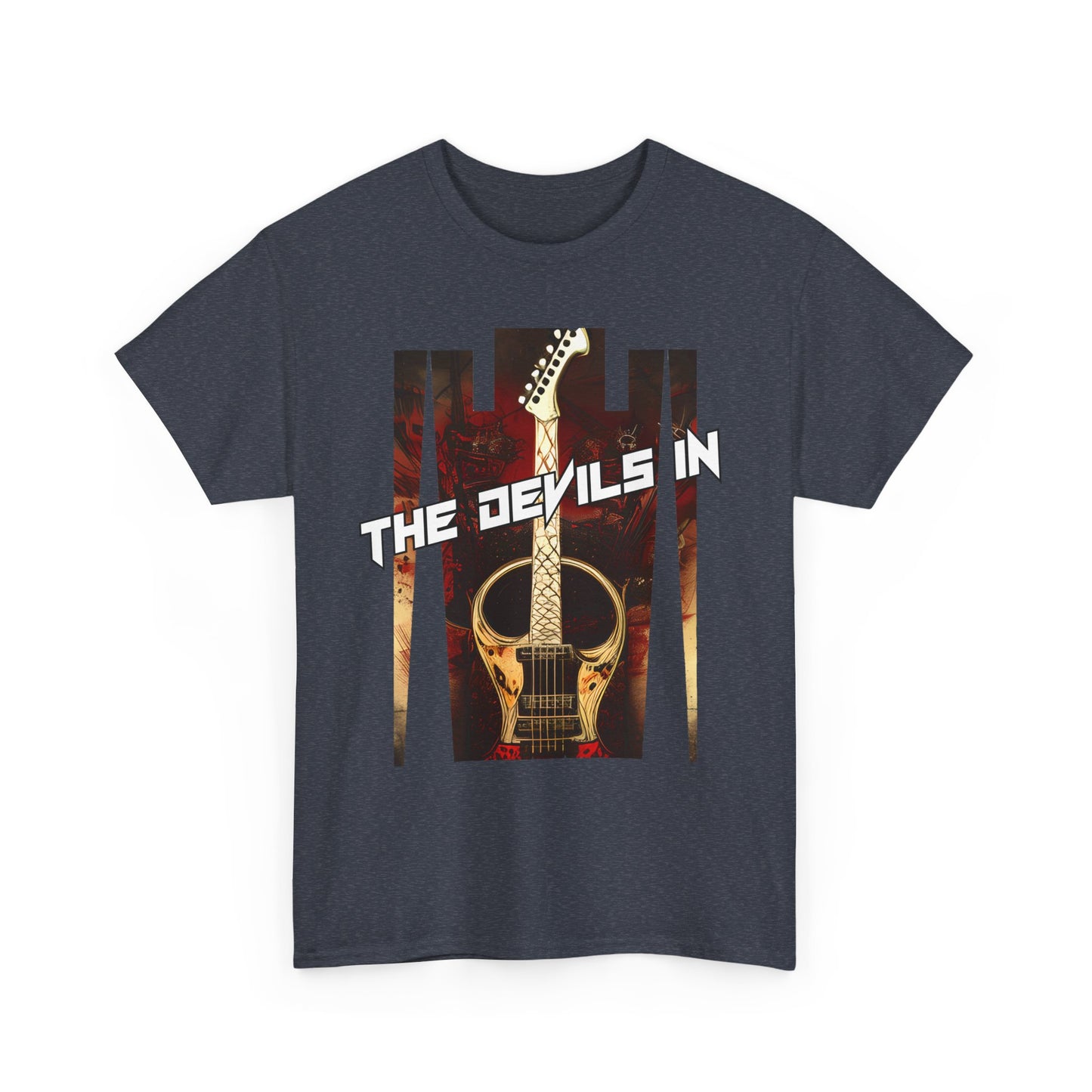 The Devils in - Custom Design Unisex Heavy Cotton Tee