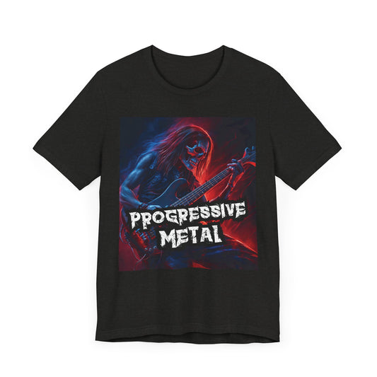 Progressive Metal - Bass Player - Unisex Jersey Short Sleeve Tee