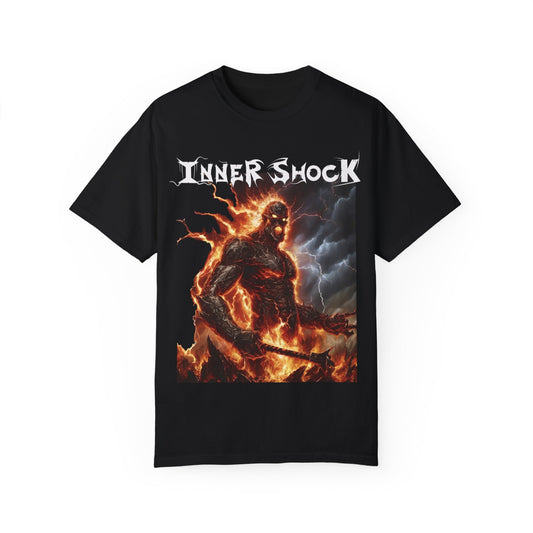 Inner Shock - Fire Monster - Unisex Garment-Dyed T-shirt