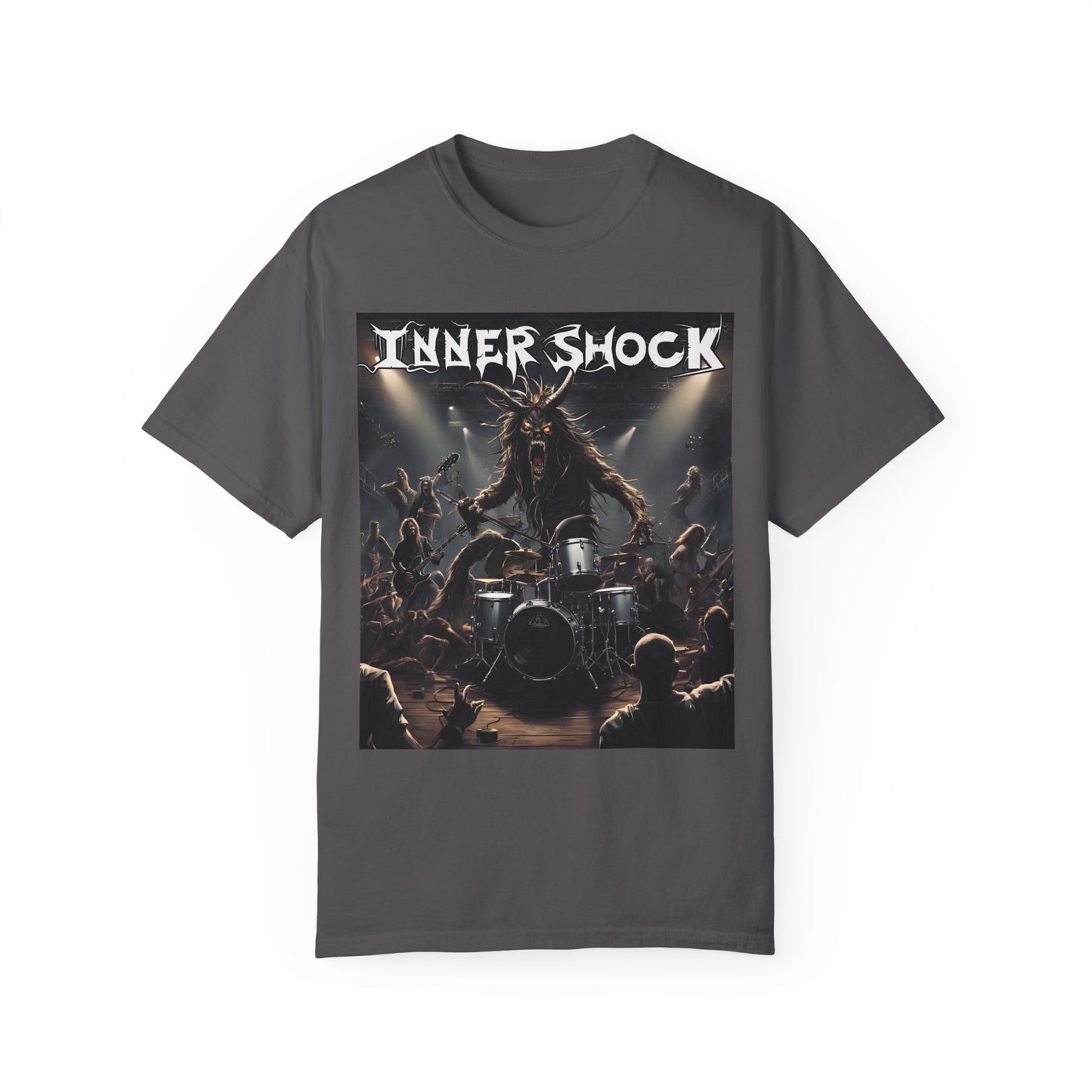 Inner Shock - Monster Band - Unisex Garment-Dyed T-shirt