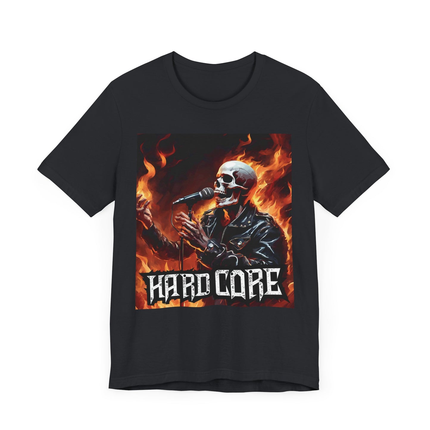 Hardcore - Singer - Unisex Jersey Short Sleeve Tee