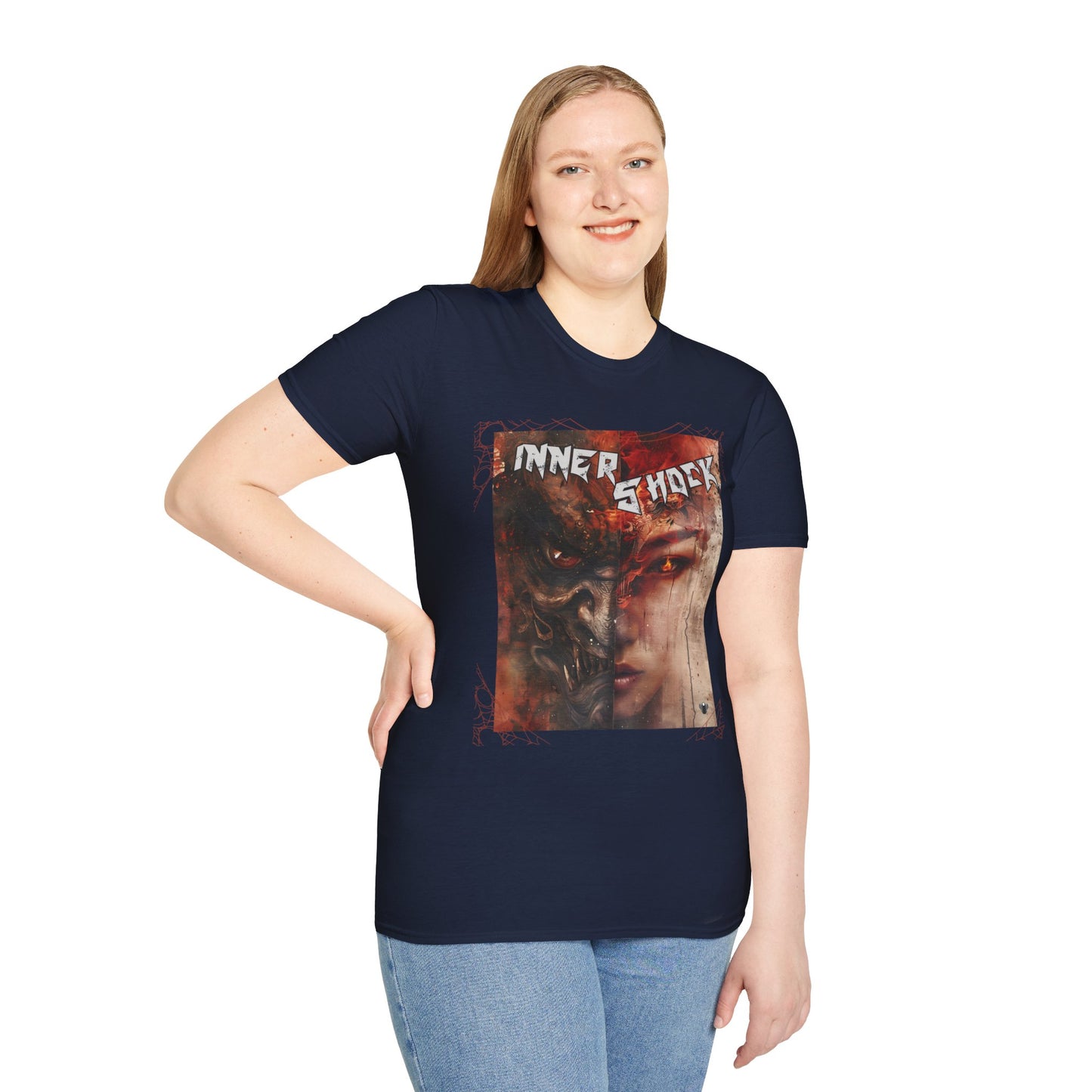 Half Woman Half Beast - Inner Shock - Unisex Softstyle T-Shirt