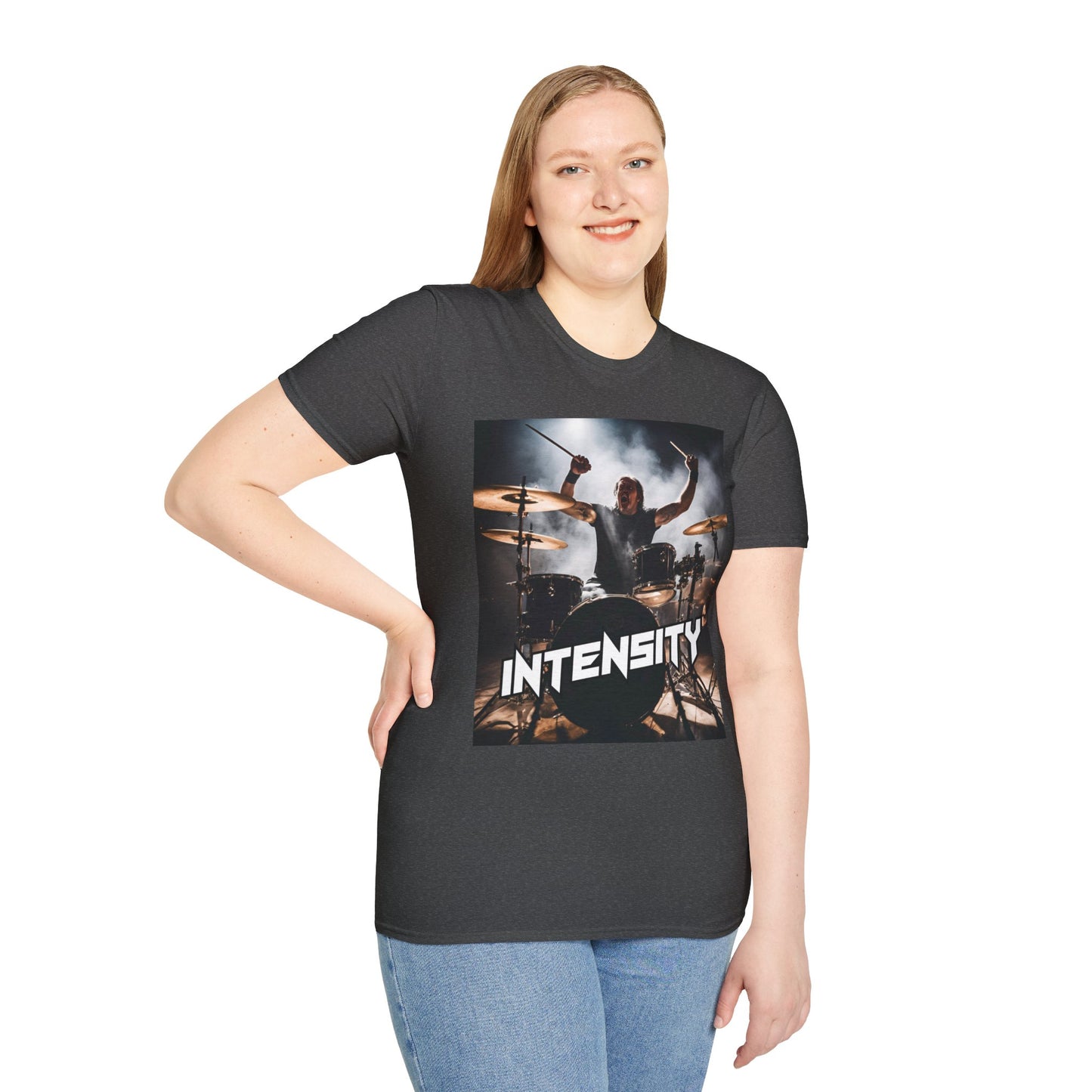 Intensity Drummer - Unisex Softstyle T-Shirt